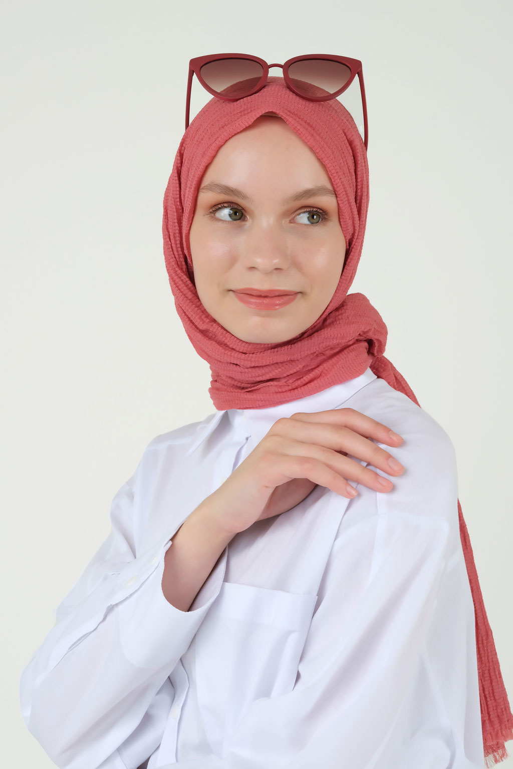 Natural Shawl Ultra Pink - 3