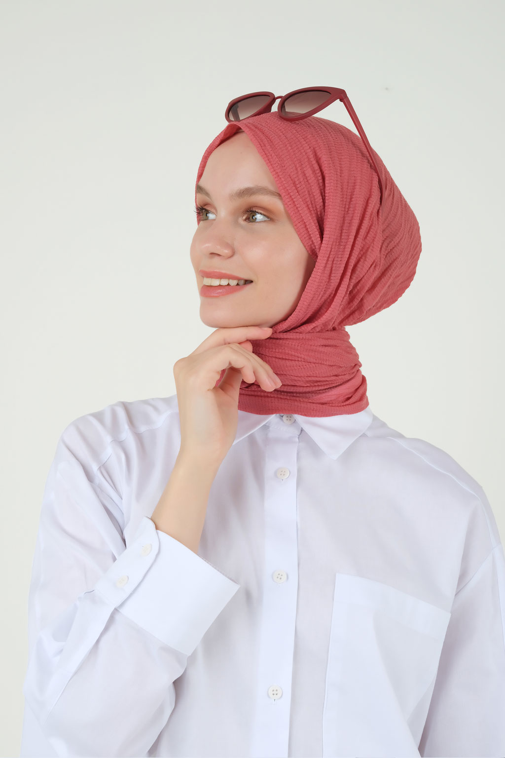 Natural Shawl Ultra Pink - 2