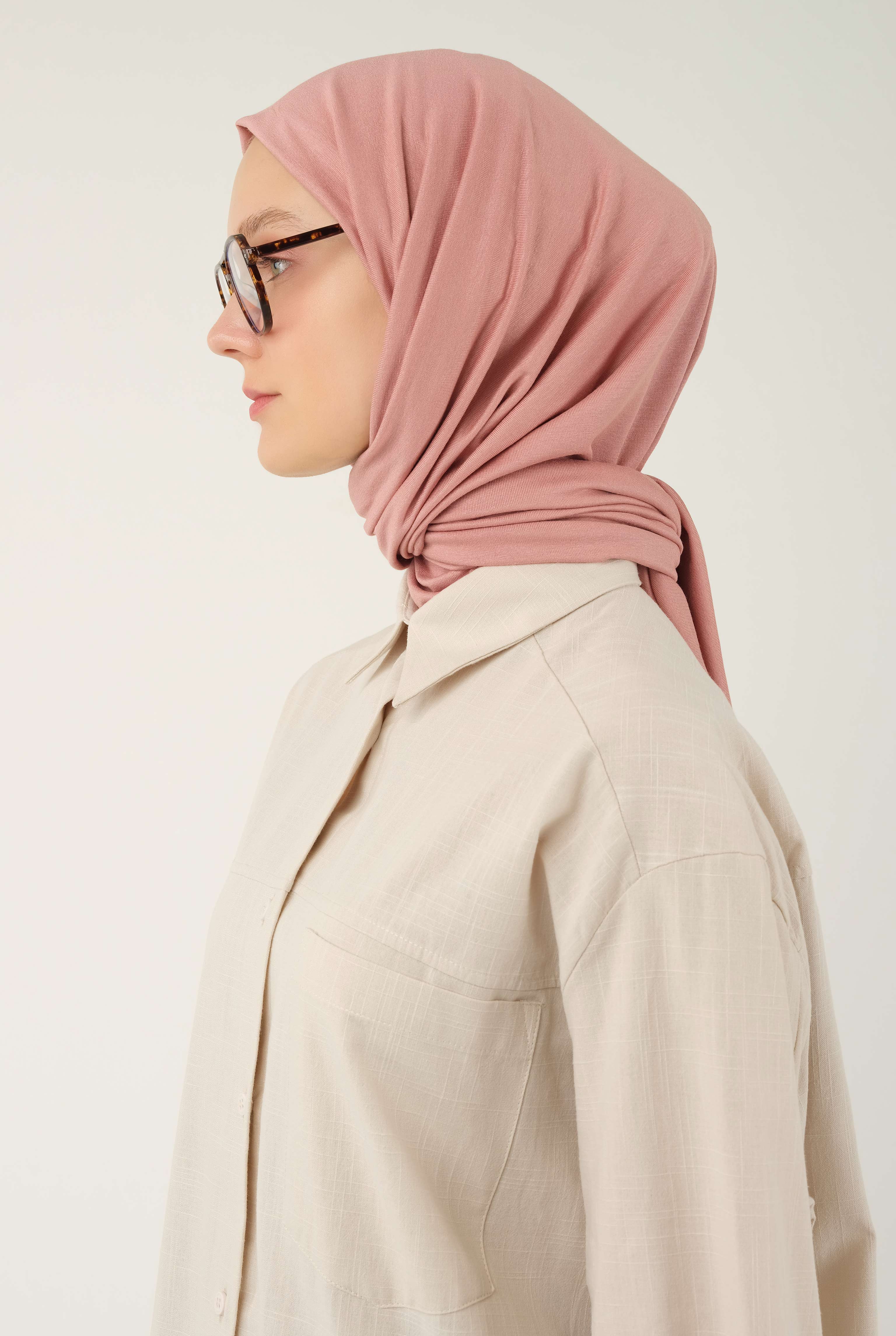 Combed Shawl Soft Pink - 2