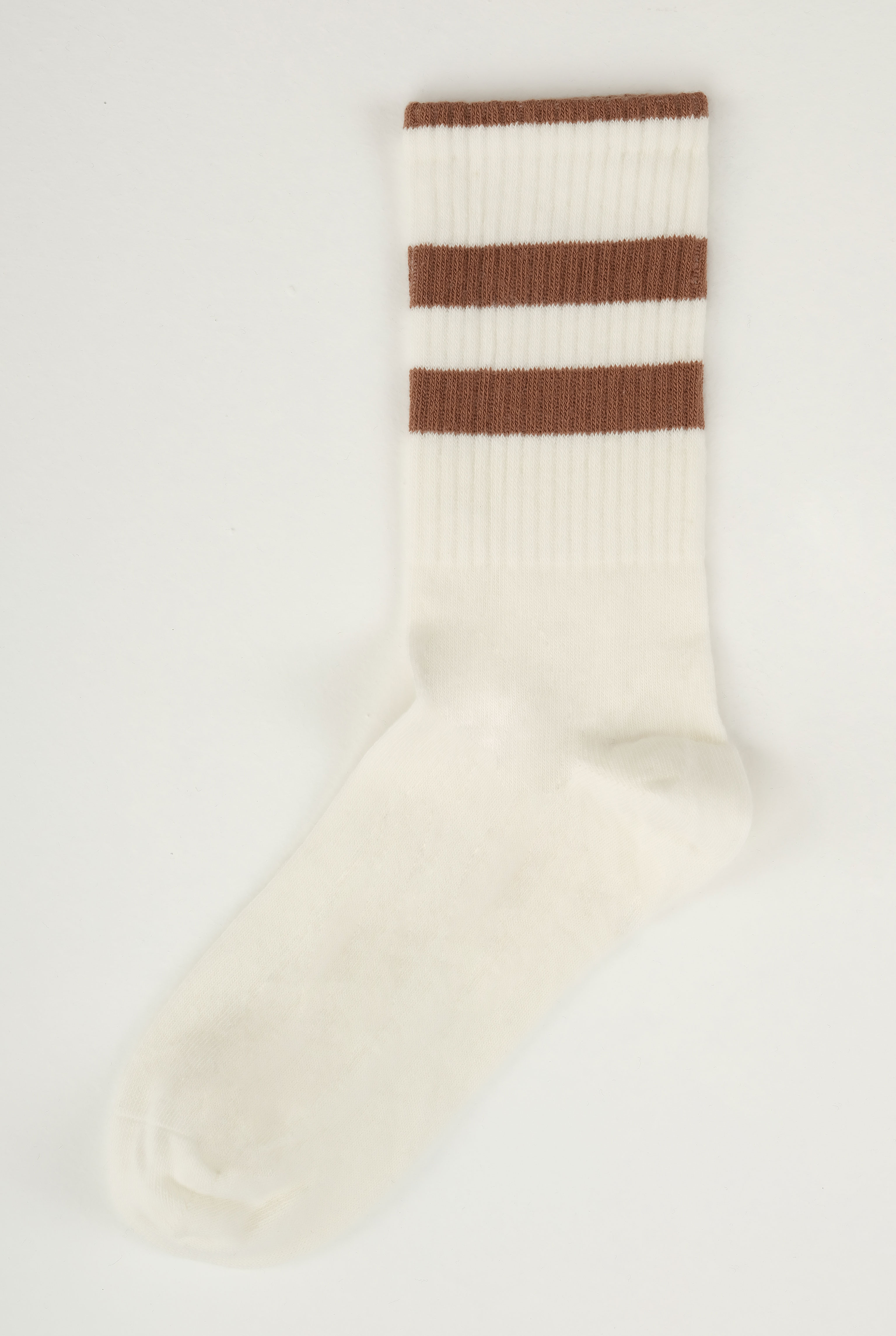 Elastic Brouded Ankle Sock Brown - 2