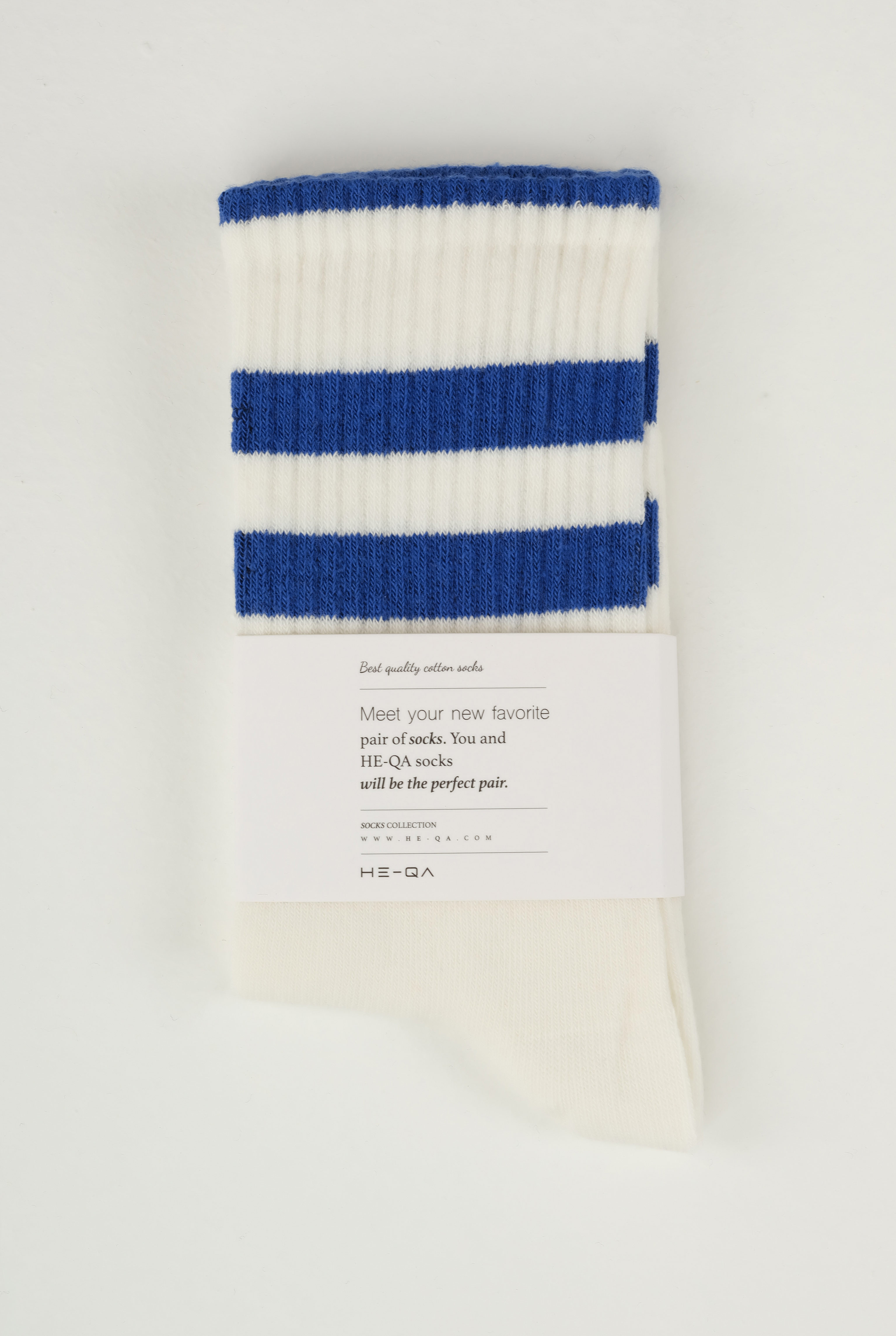 Elastic Brouded Ankle Sock Saxe - HE-QA