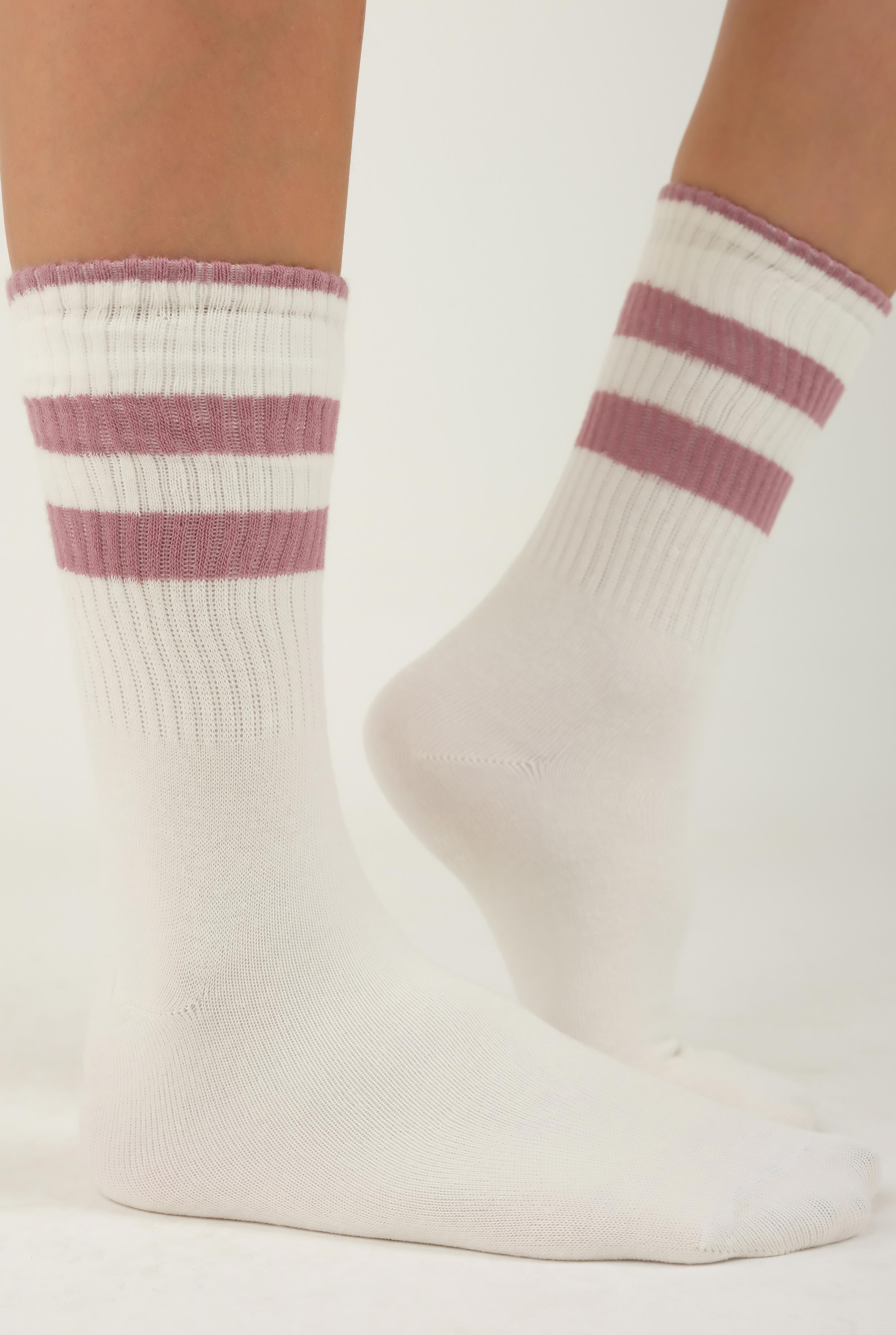 Elastic Brouded Ankle Sock Orchid - 3