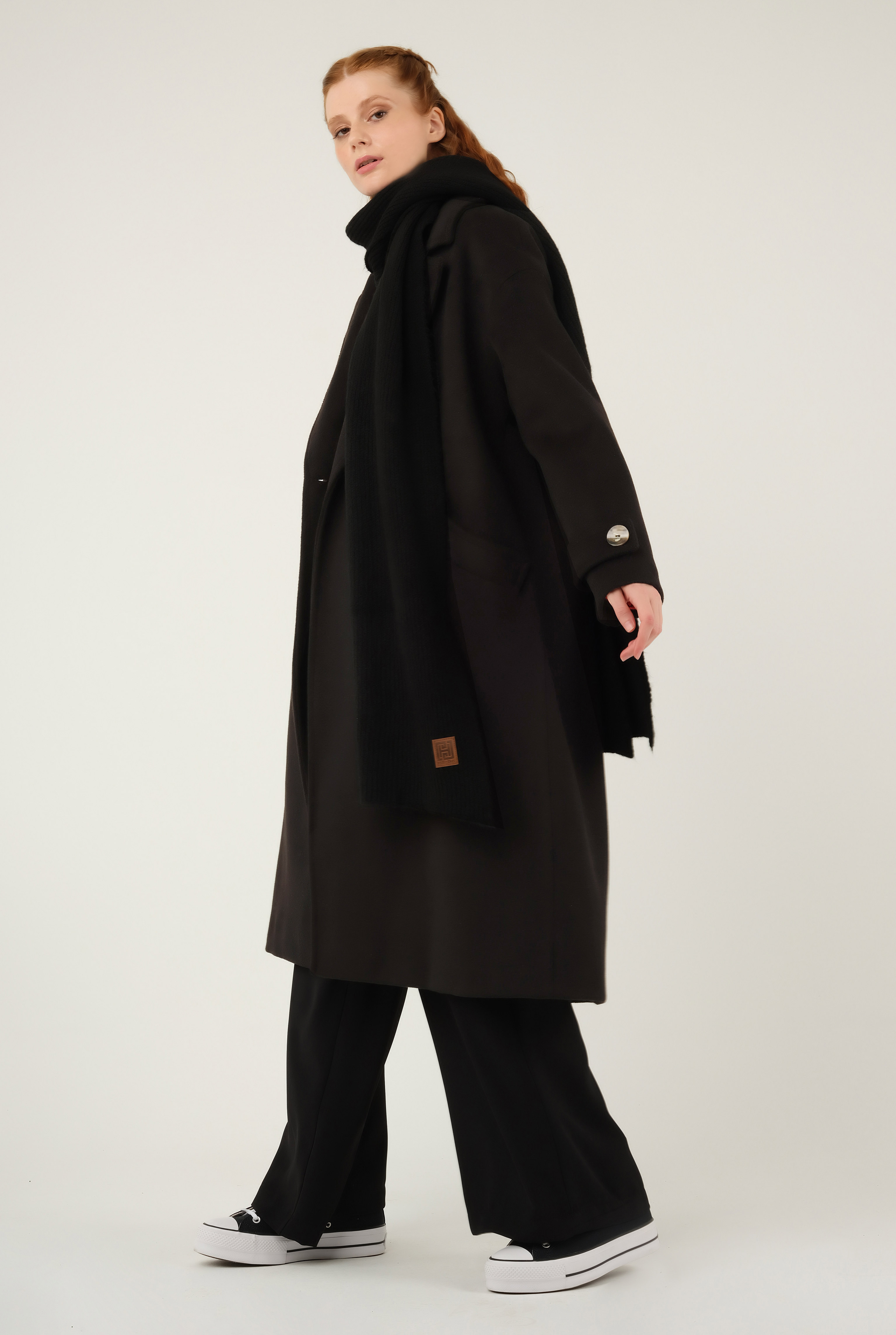 Knitted Kerchief Black - 7