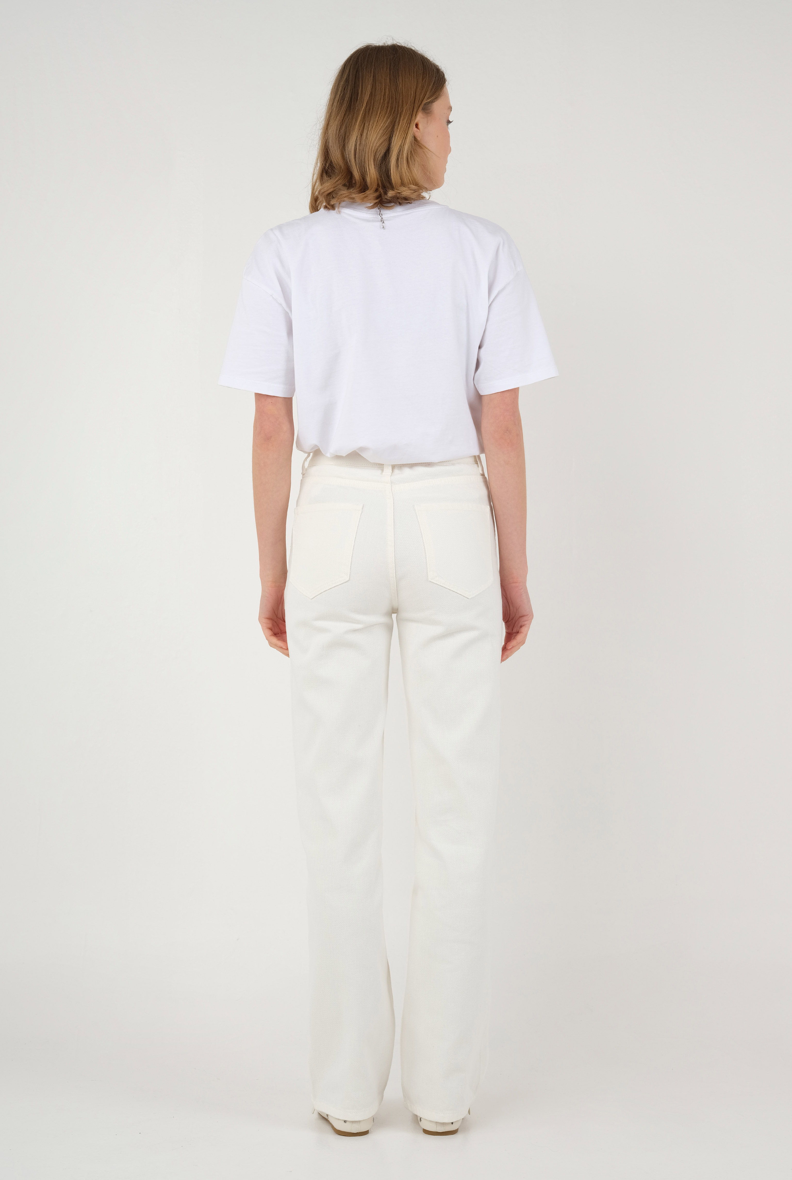 Straight Fit Jean Ecru - 5