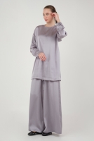 Basic Satin Set Gray 
