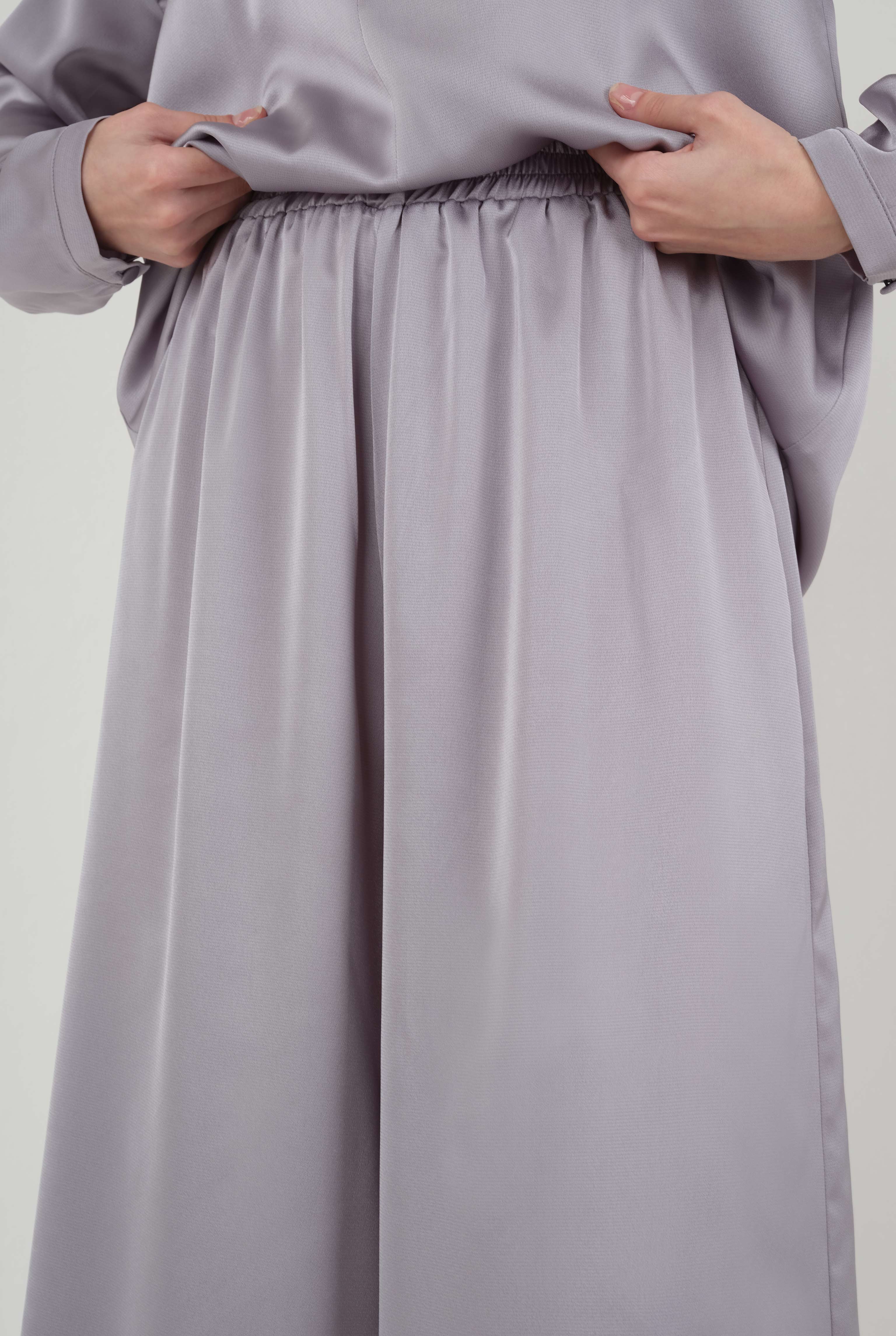 Basic Satin Set Gray - 3