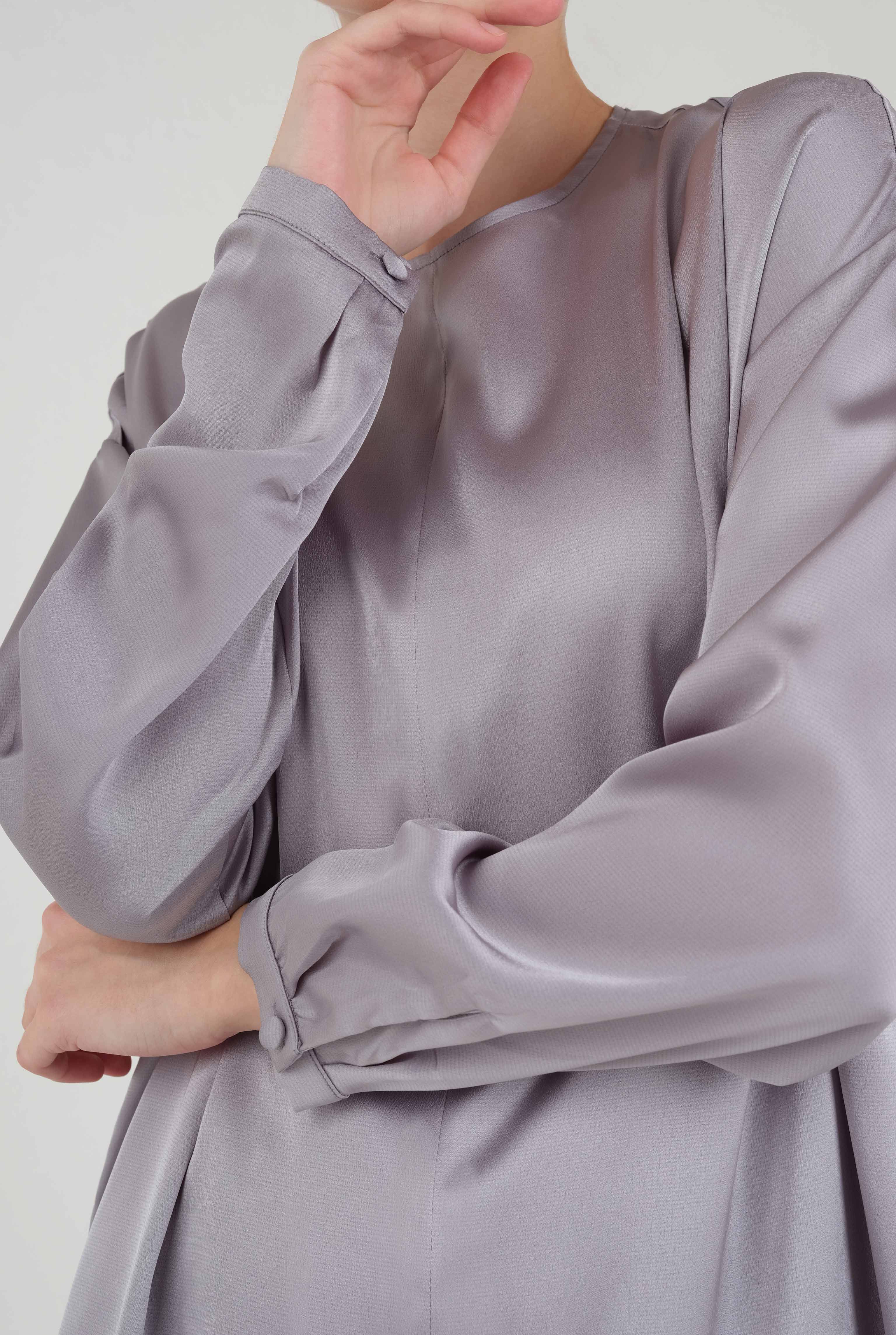Basic Satin Set Gray - 4