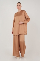 Basic Satin Set Salmon 