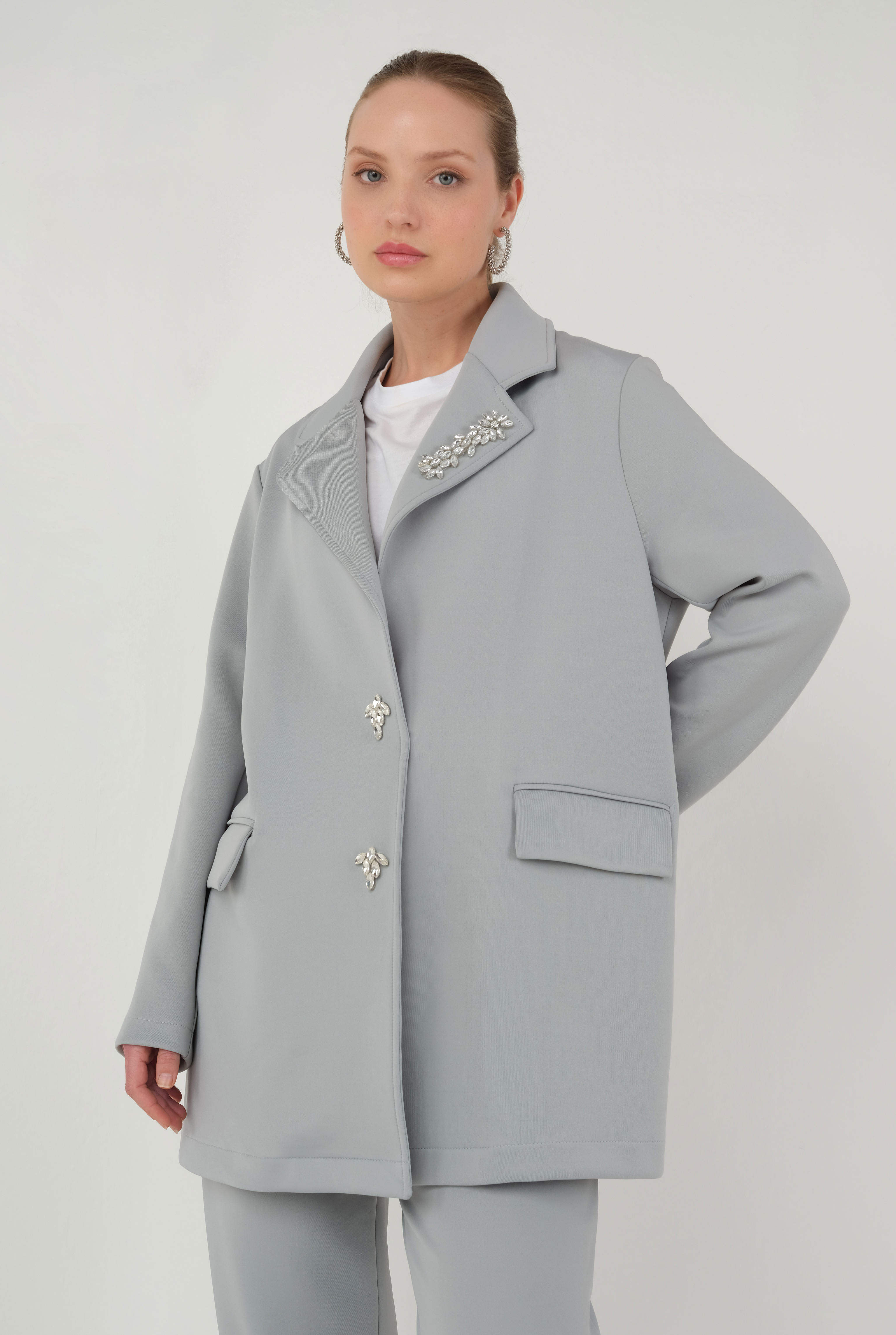 Scuba Jacket Light Gray - 2