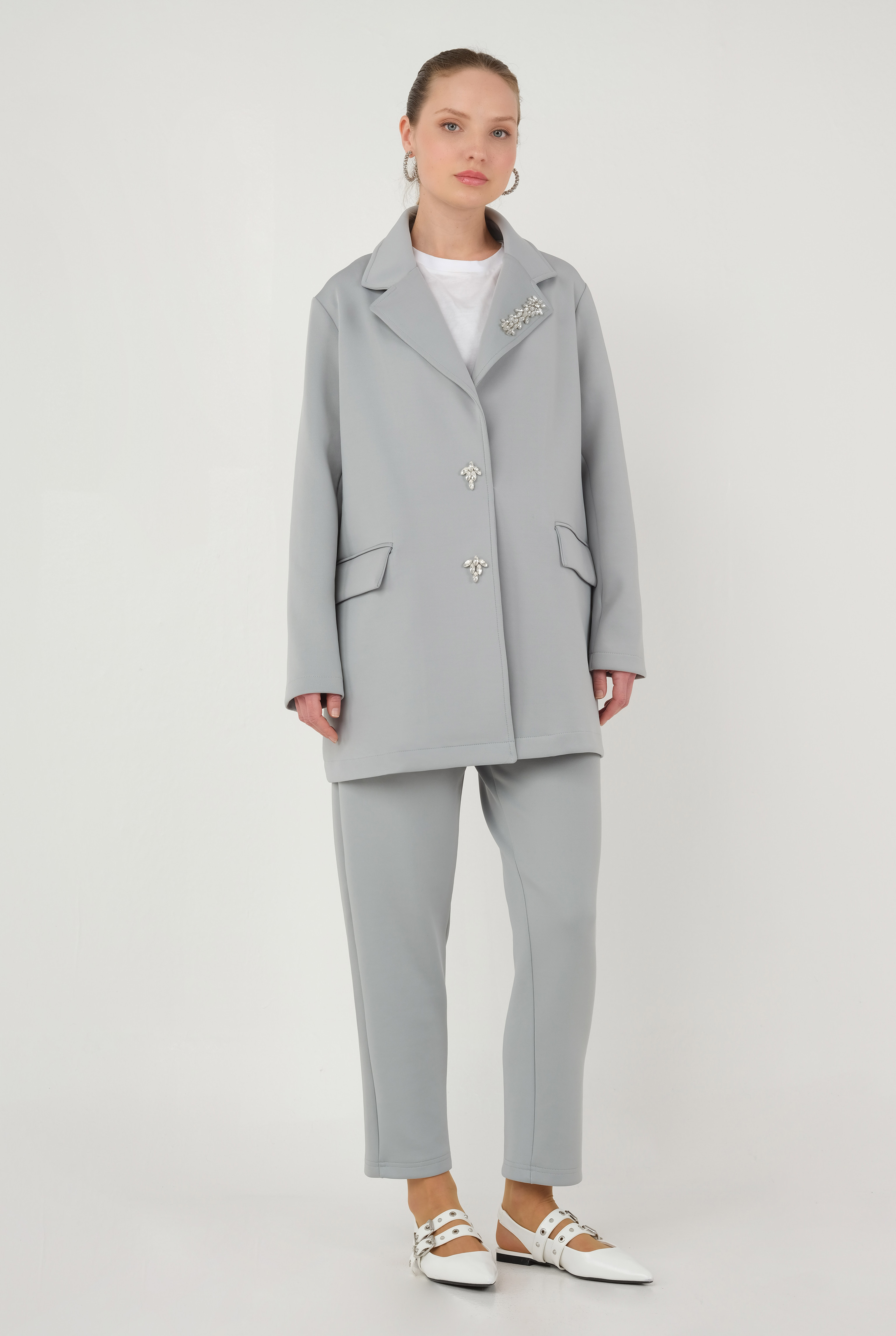 Scuba Jacket Light Gray - 1