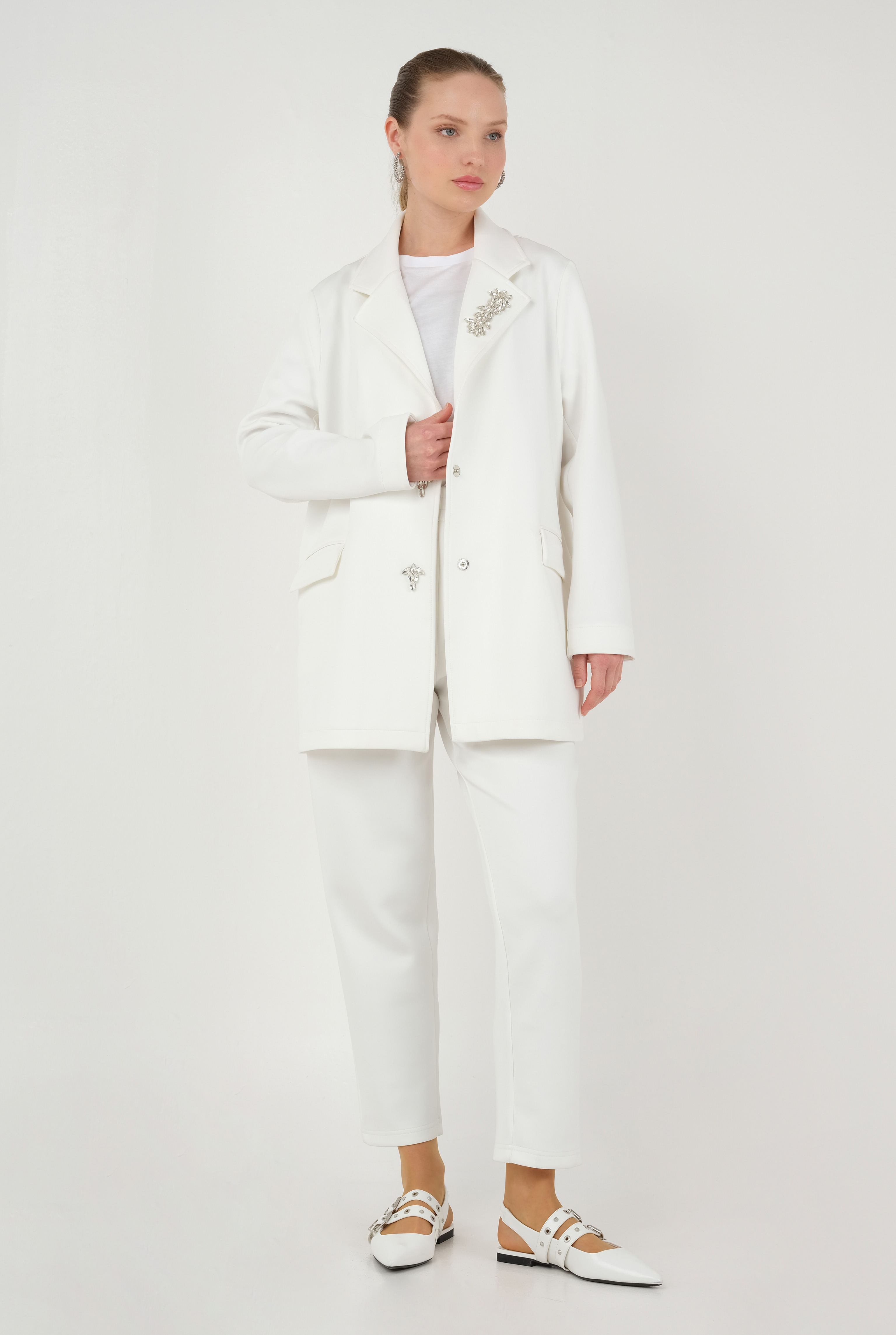 Scuba Jacket White Down - 2