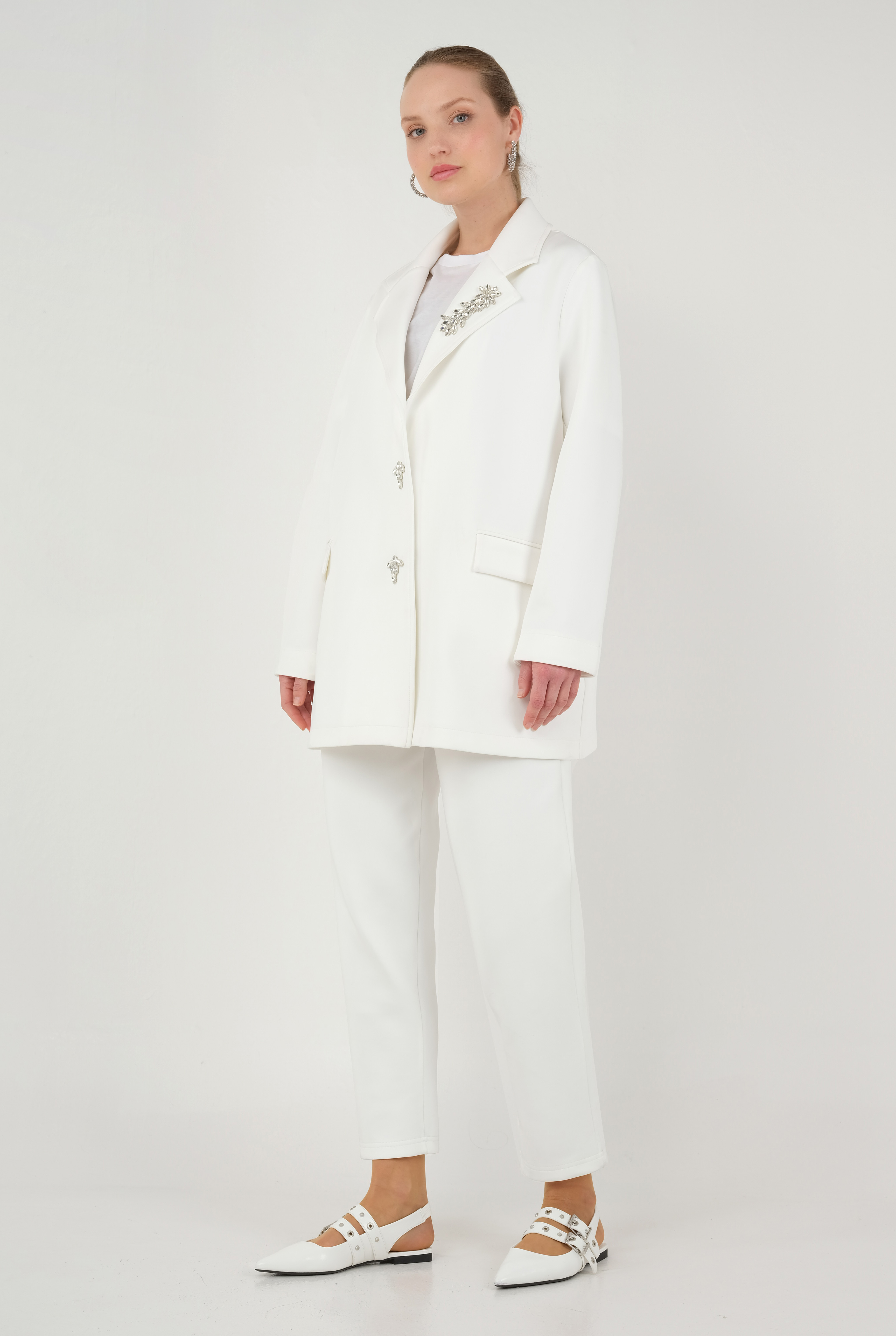 Scuba Jacket White Down - 3
