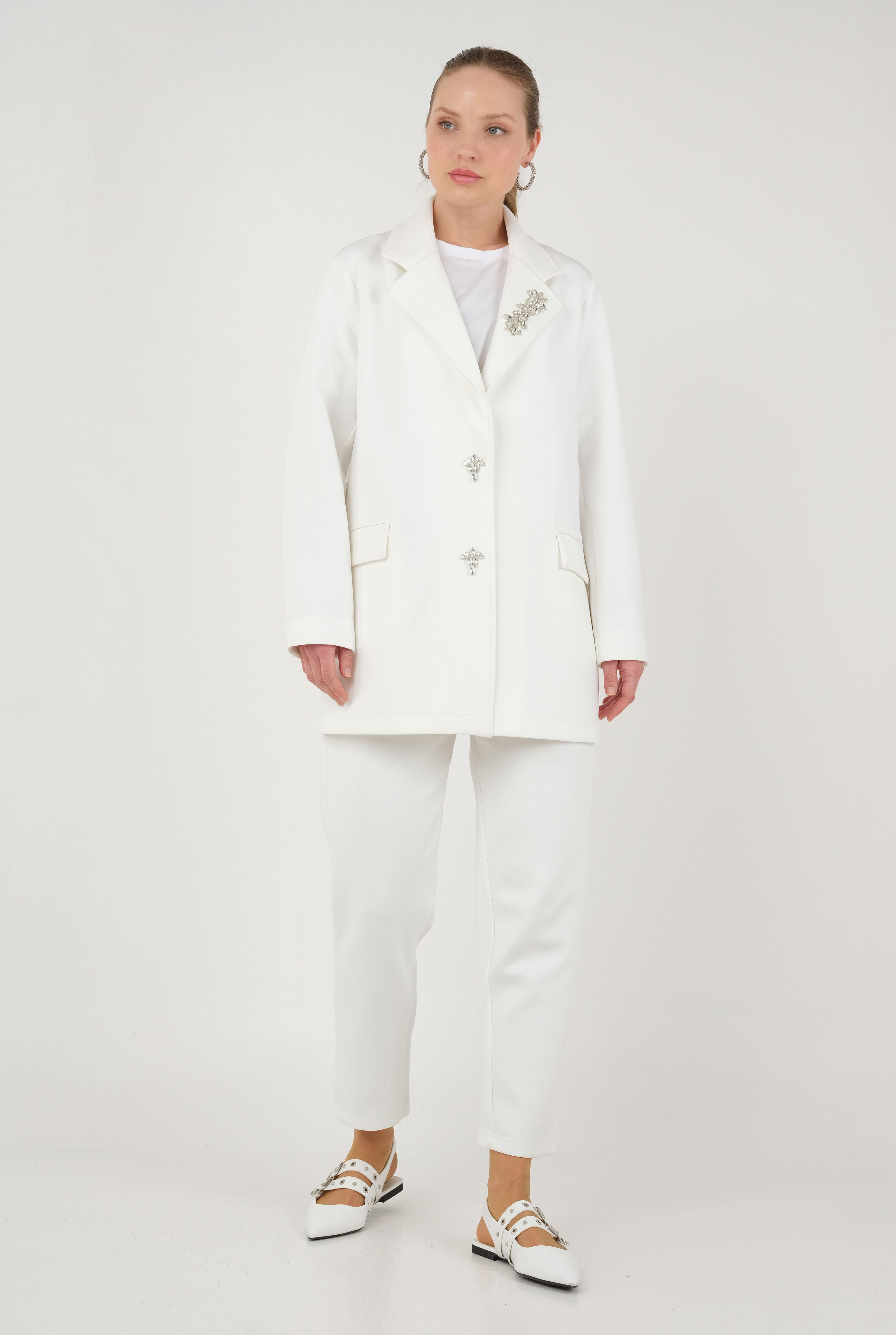 Scuba Jacket White Down - 4