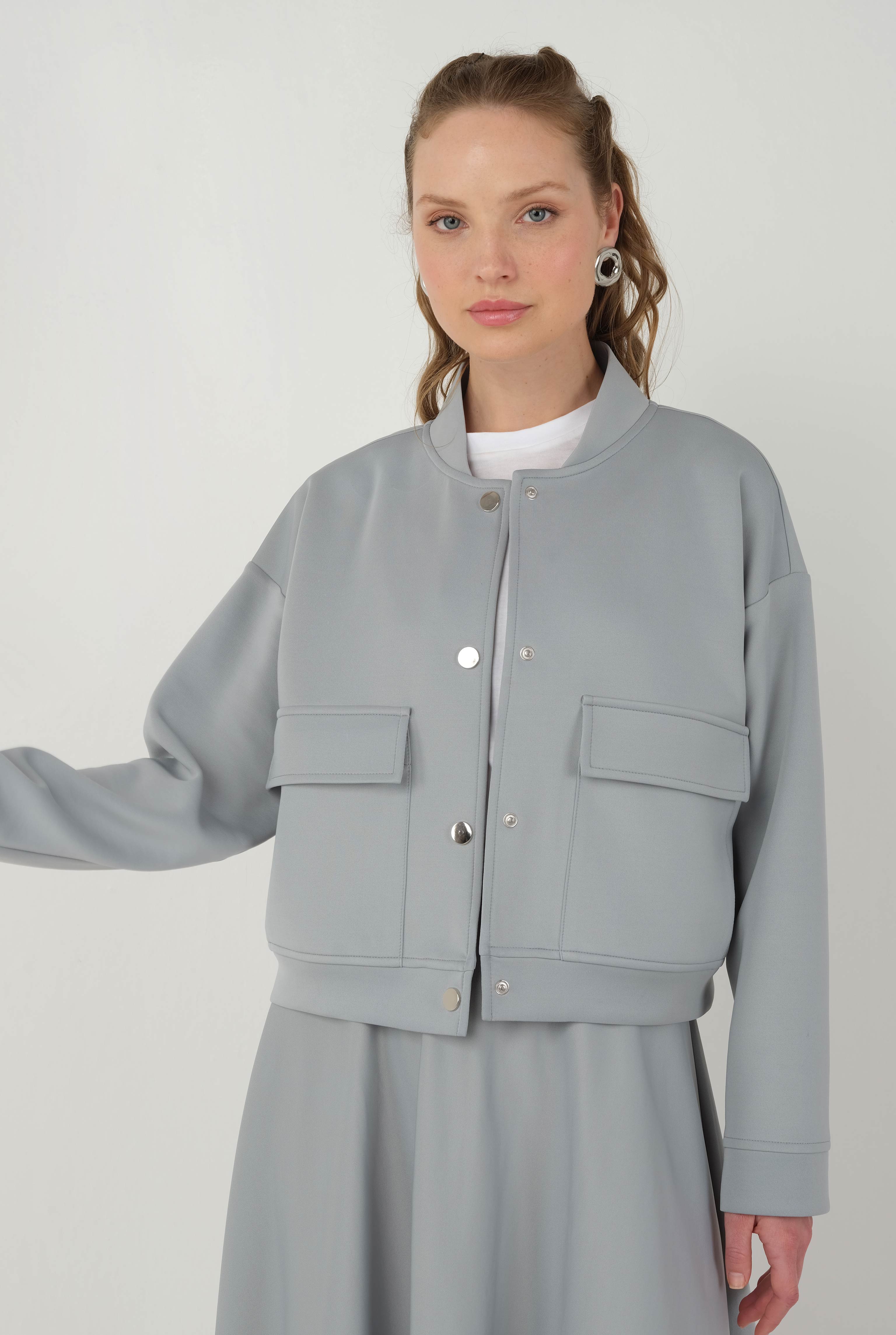Scuba Bomber Jacket Gray - 2