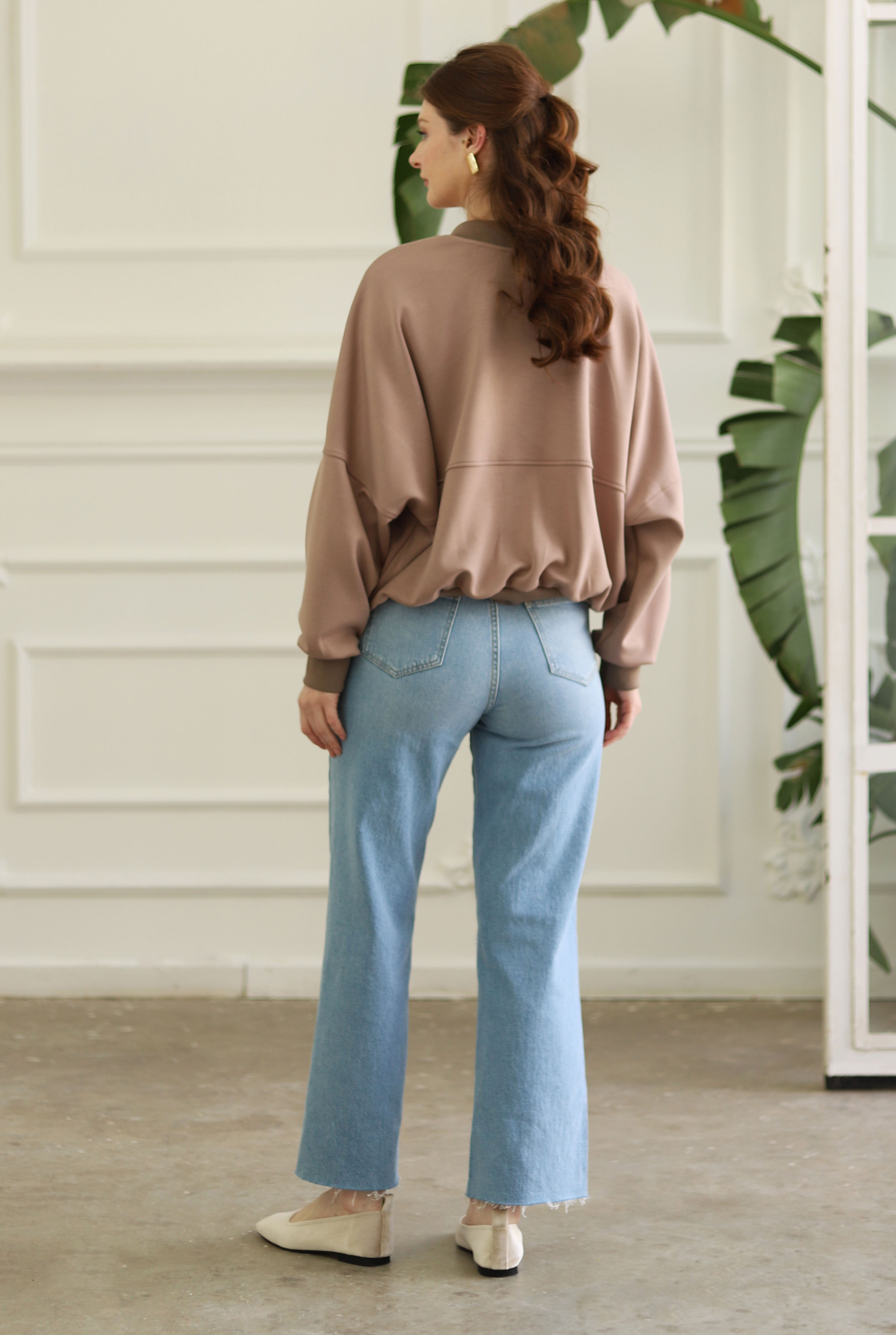 Partite Bomber Jacket Sand Beige - 6
