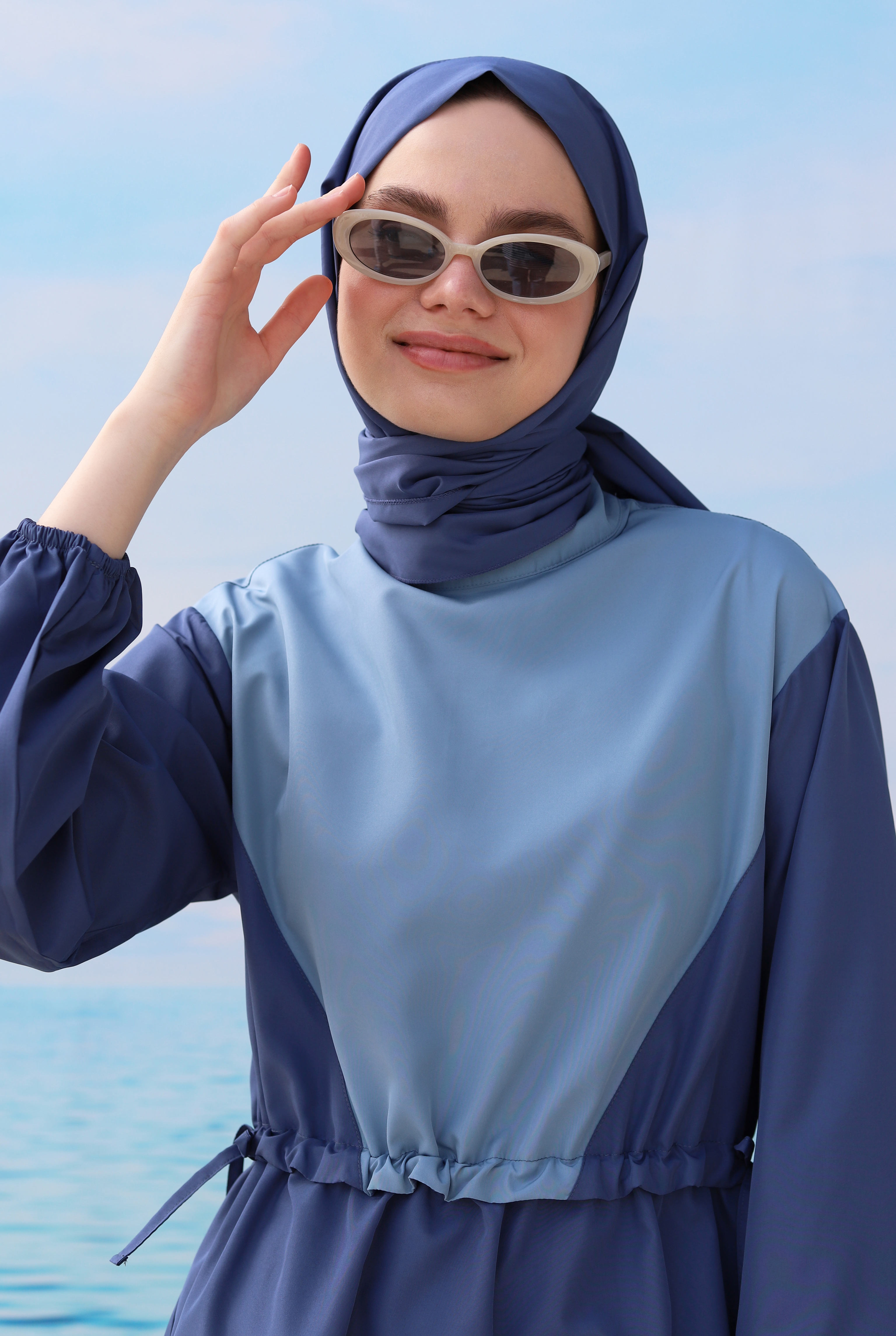 Partite Swimsuit Whale Blue - 4