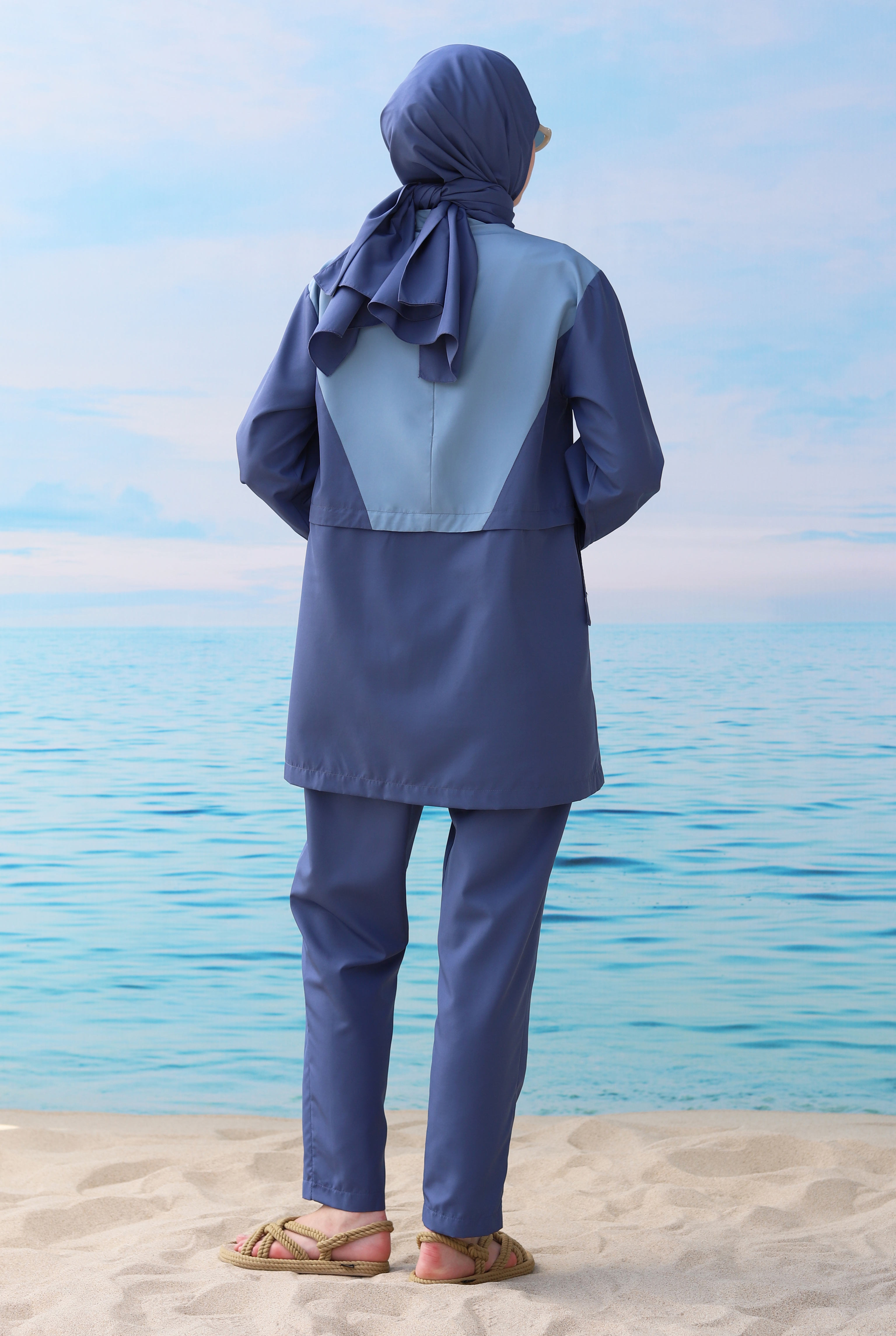 Partite Swimsuit Whale Blue - 7