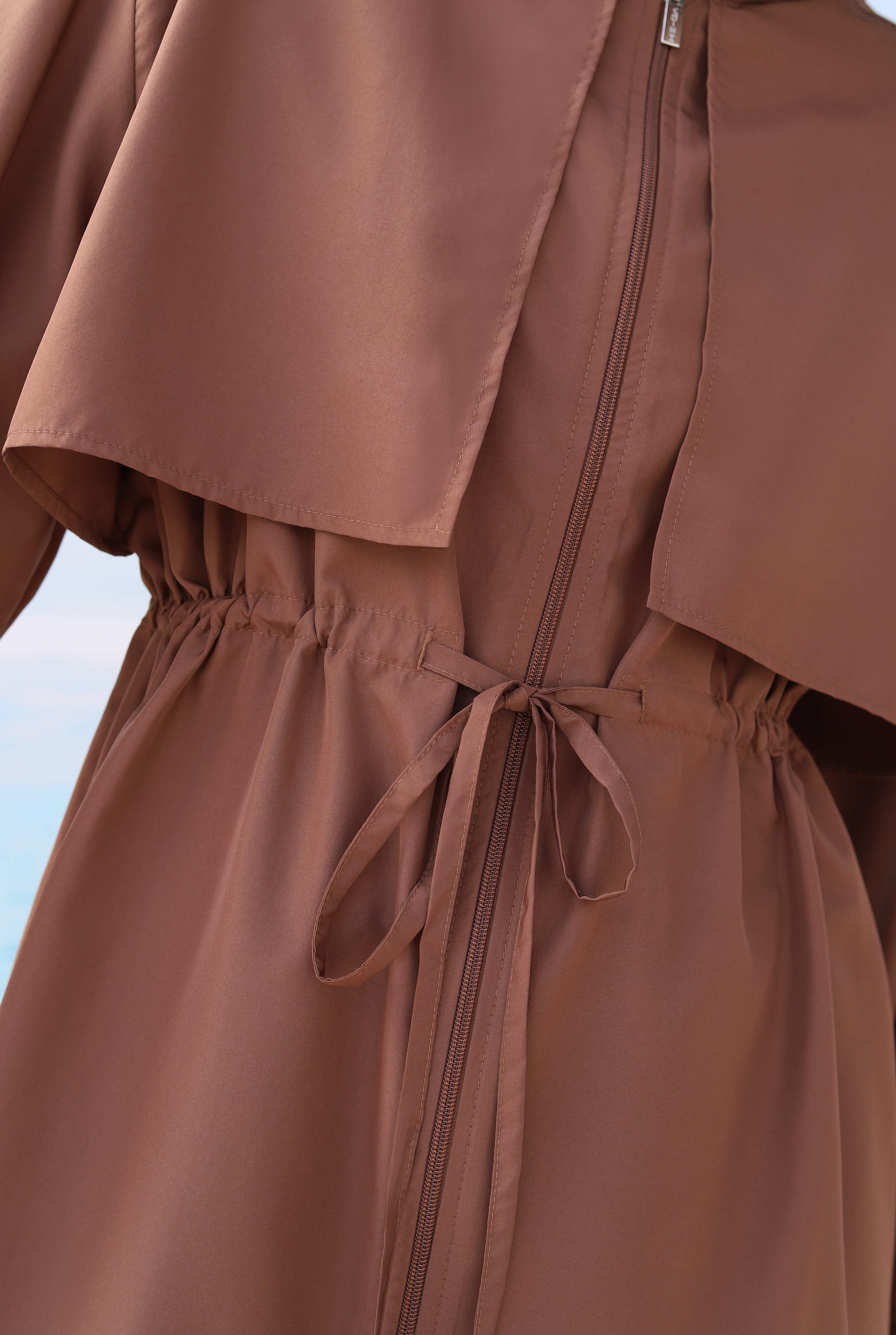 Swimsuit With Apron Brown - 6