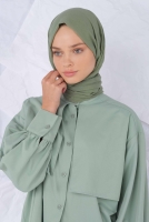 Cotton Shawl Dark Almond Green 