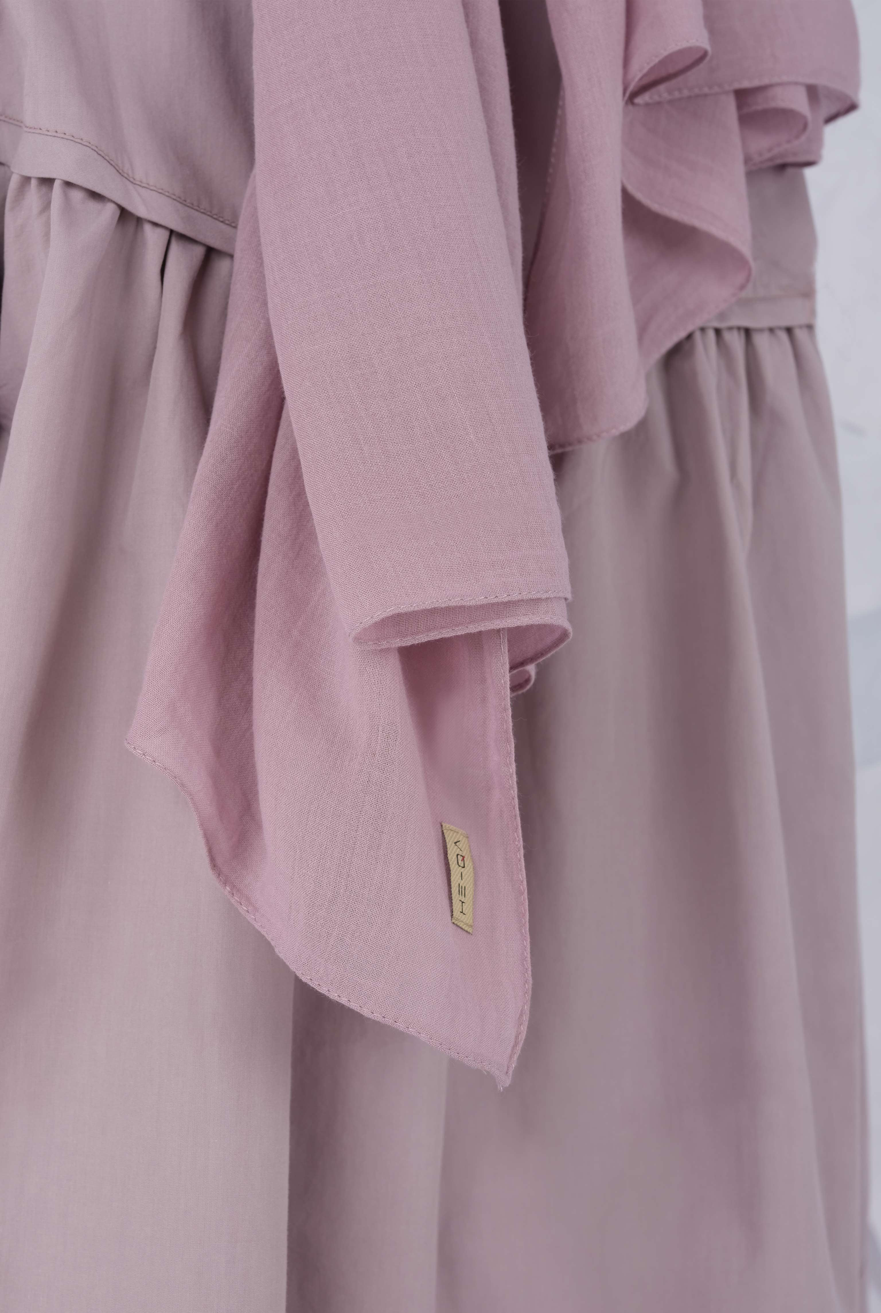 Cotton Shawl Light Elderberry - 3