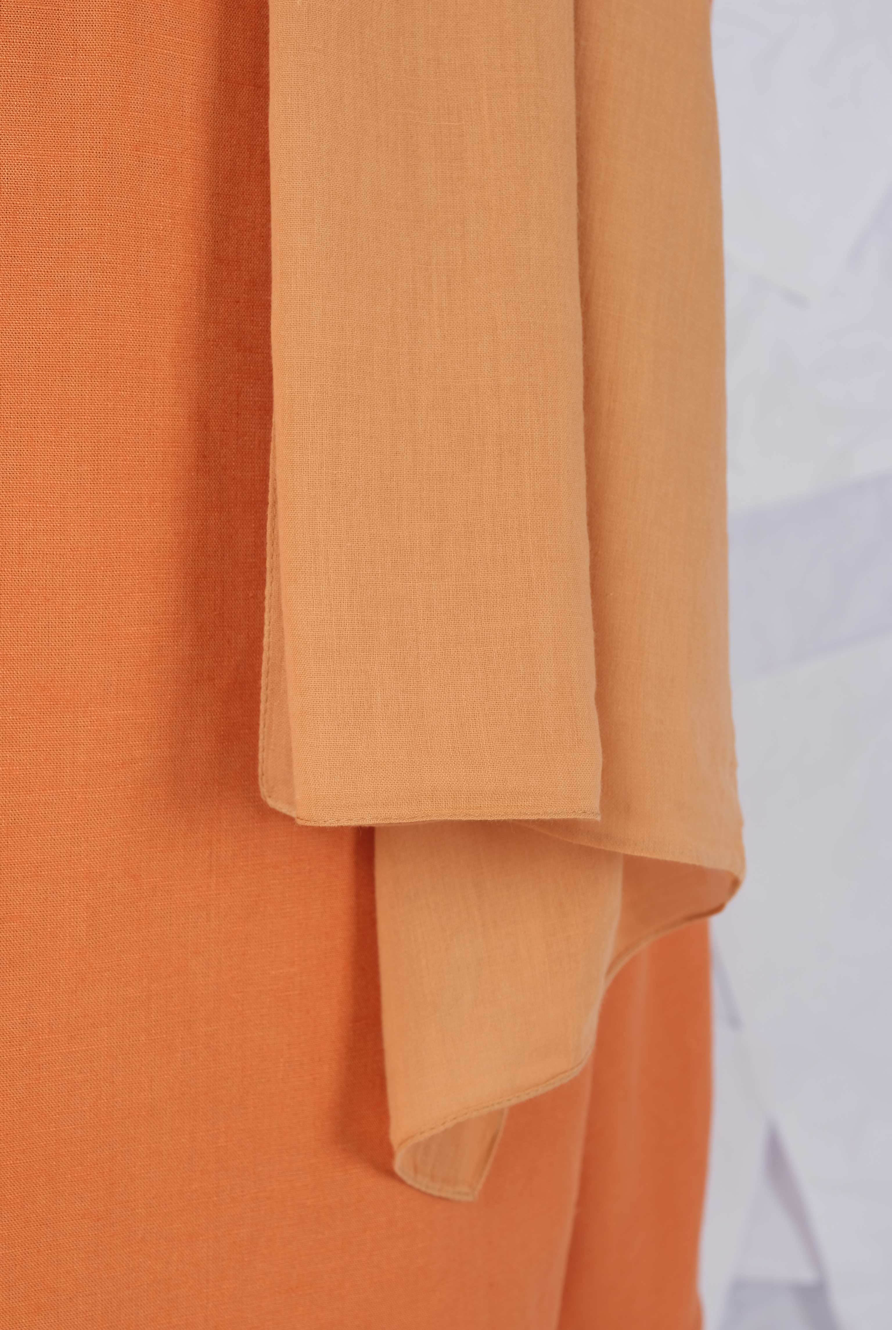 Cotton Shawl Light Salmon - 3