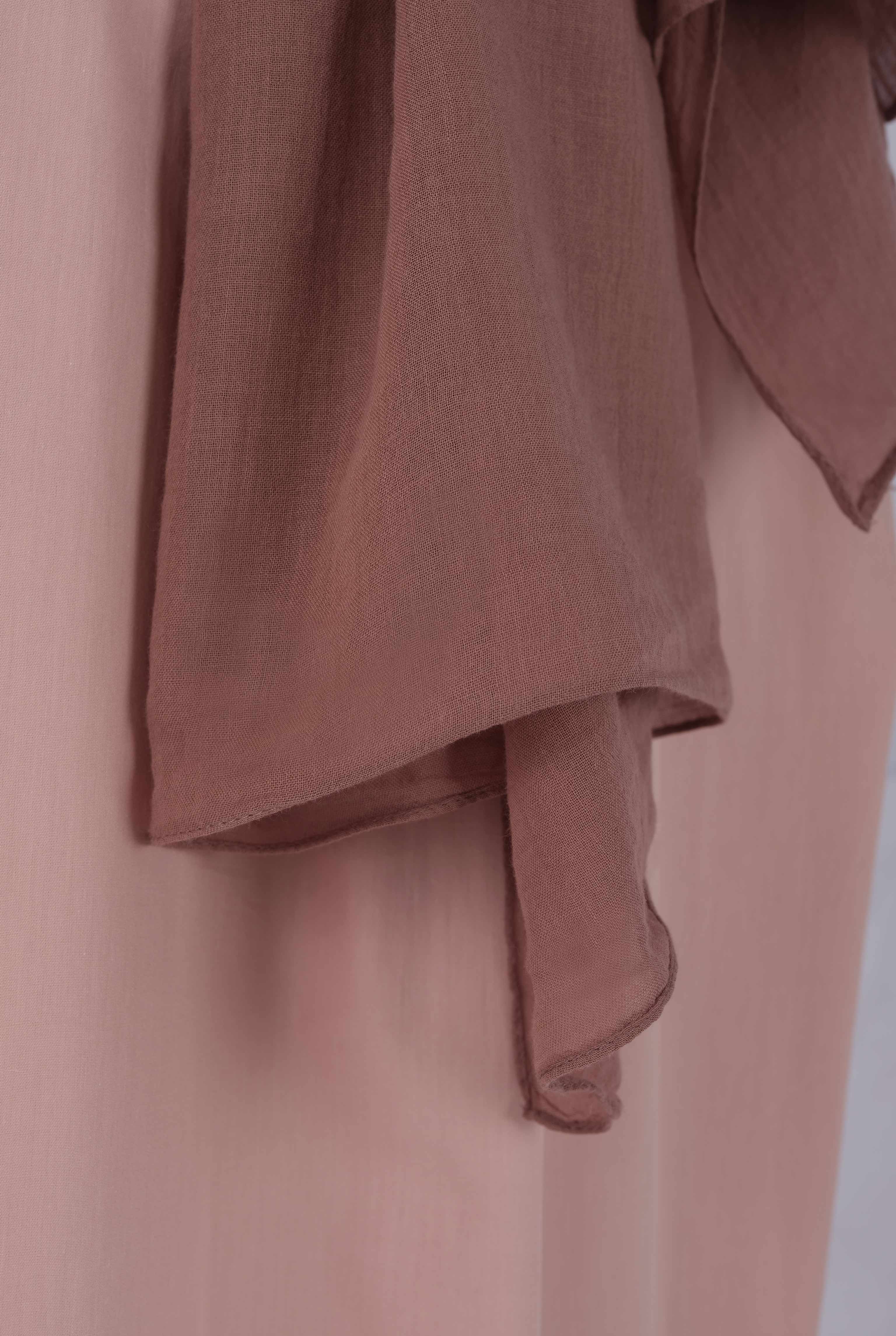 Cotton Shawl Rose Powder - 3