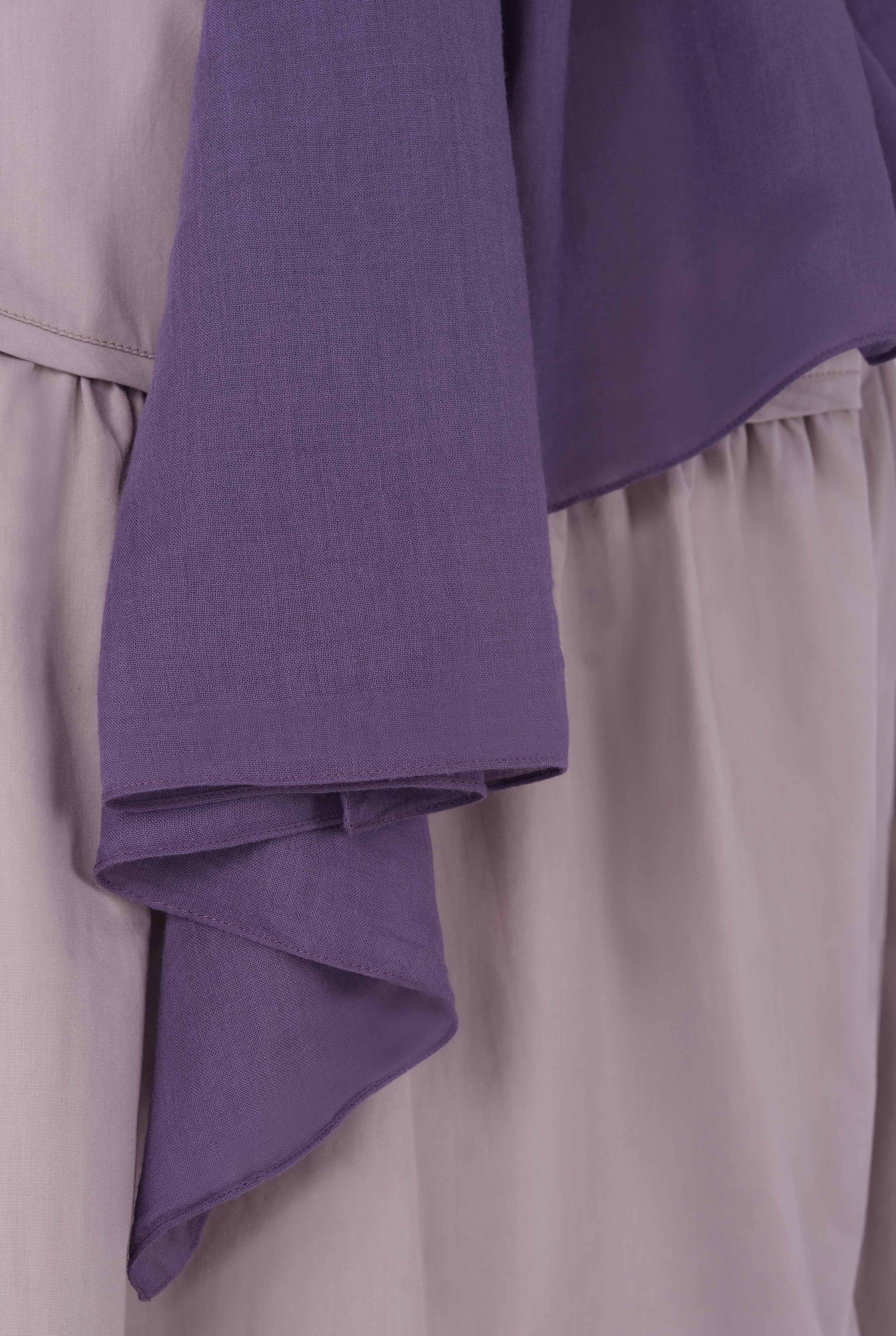 Cotton Shawl Violet - 4