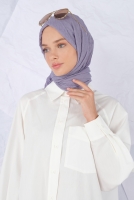 Wrinkled Shawl Soft Lavender 
