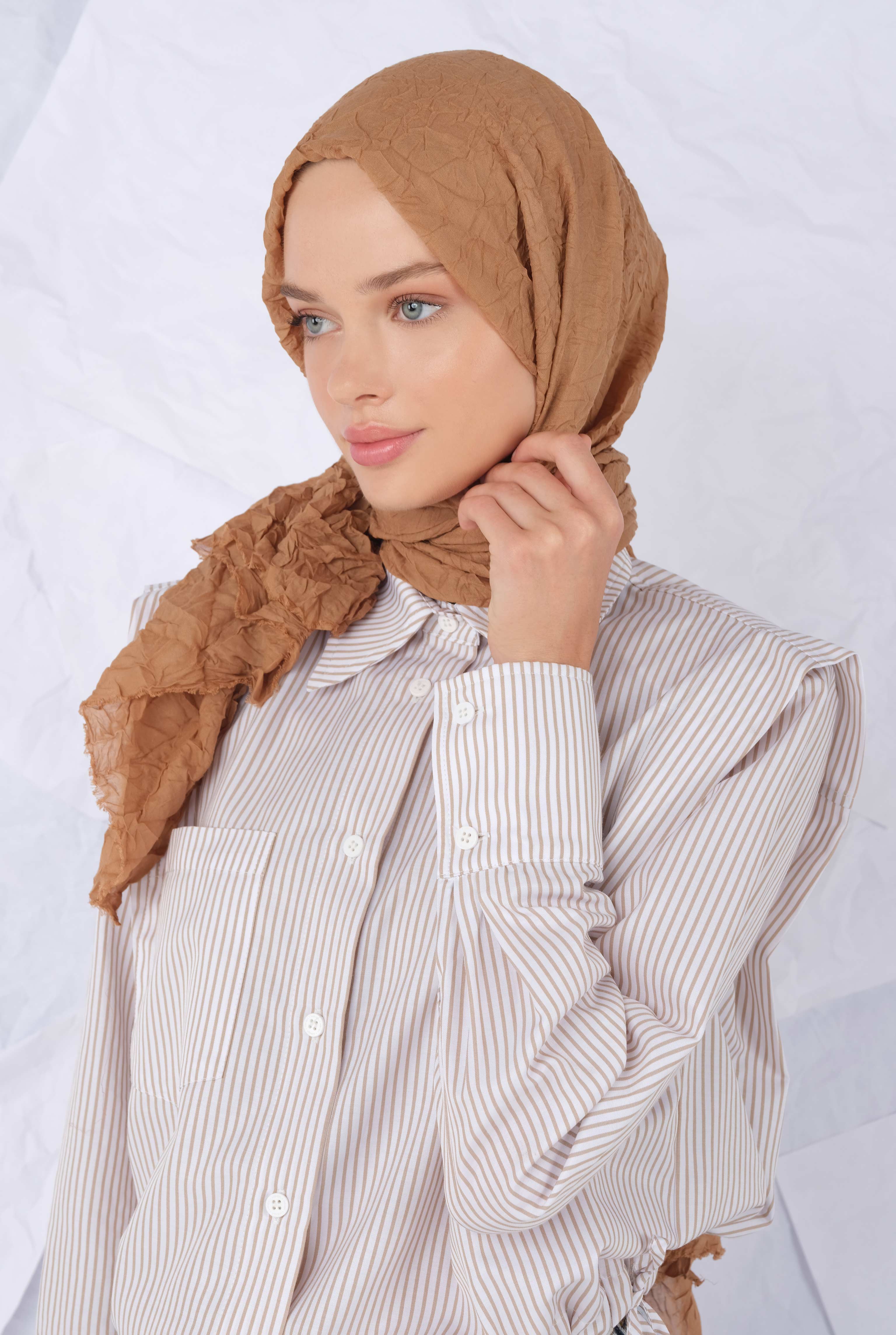Wrinkled Shawl Salmon - 2