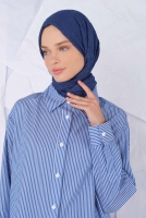 Wrinkled Shawl Indigo 