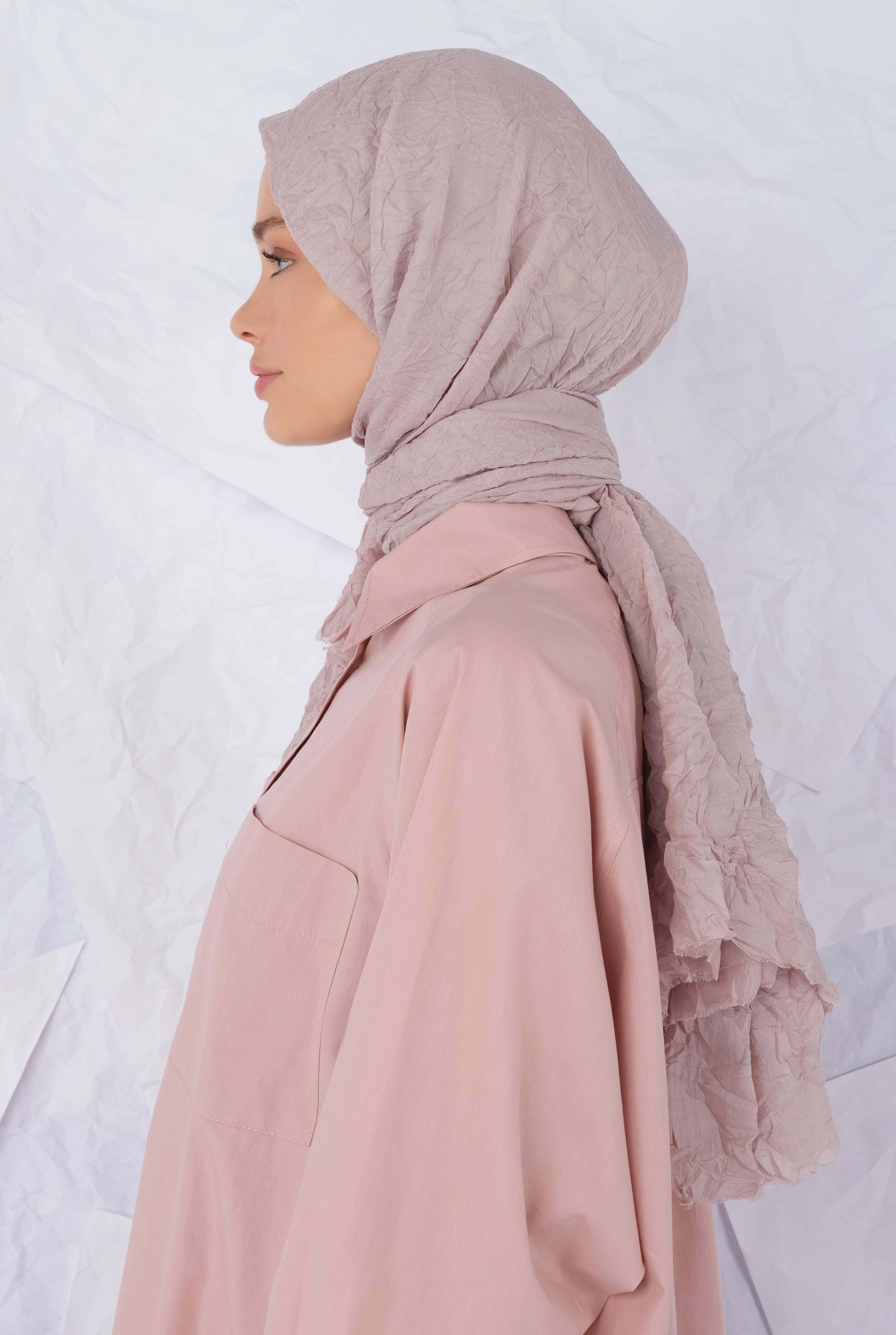 Wrinkled Shawl Soft Violet - 2