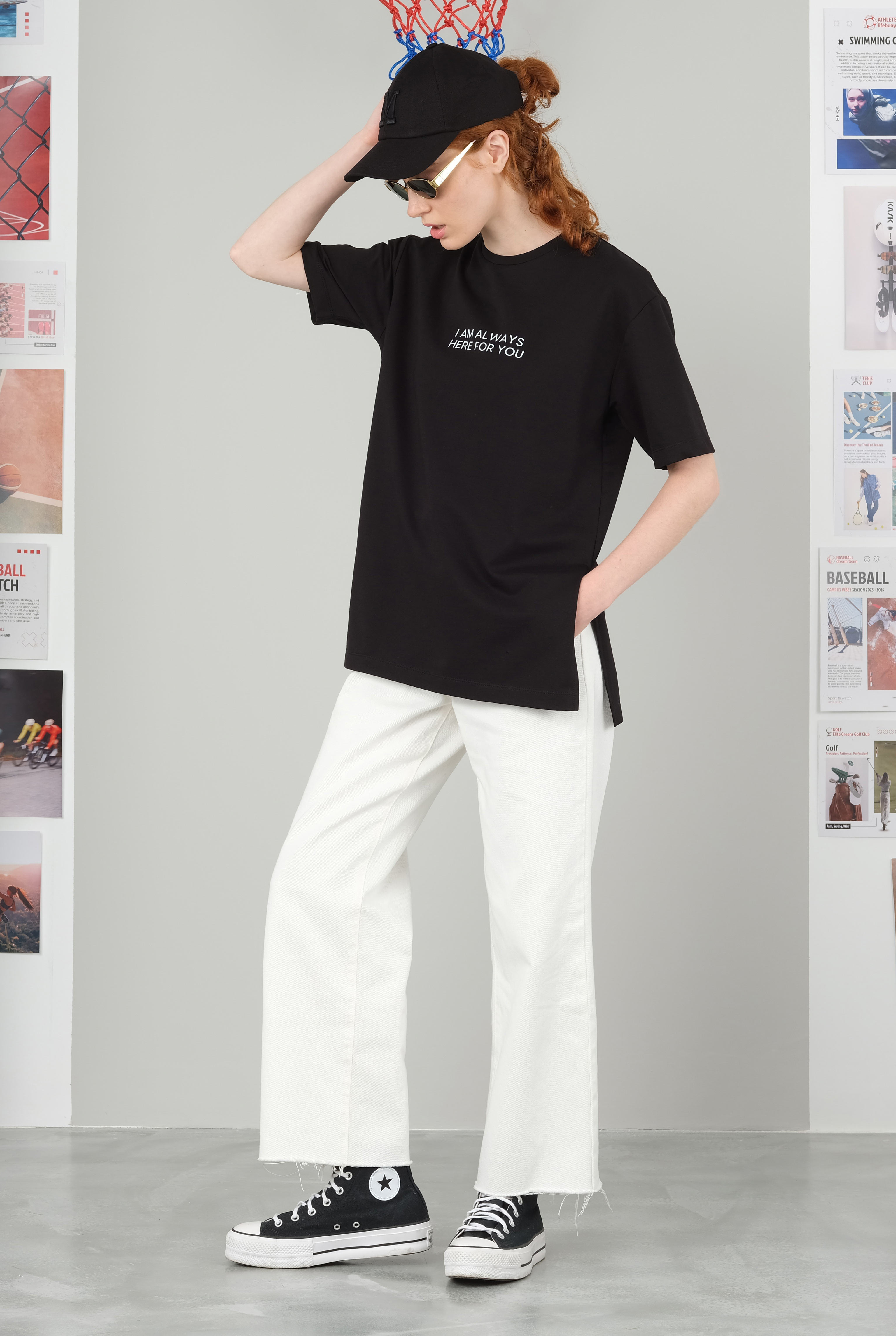 Always Here T-Shirt Black - 5
