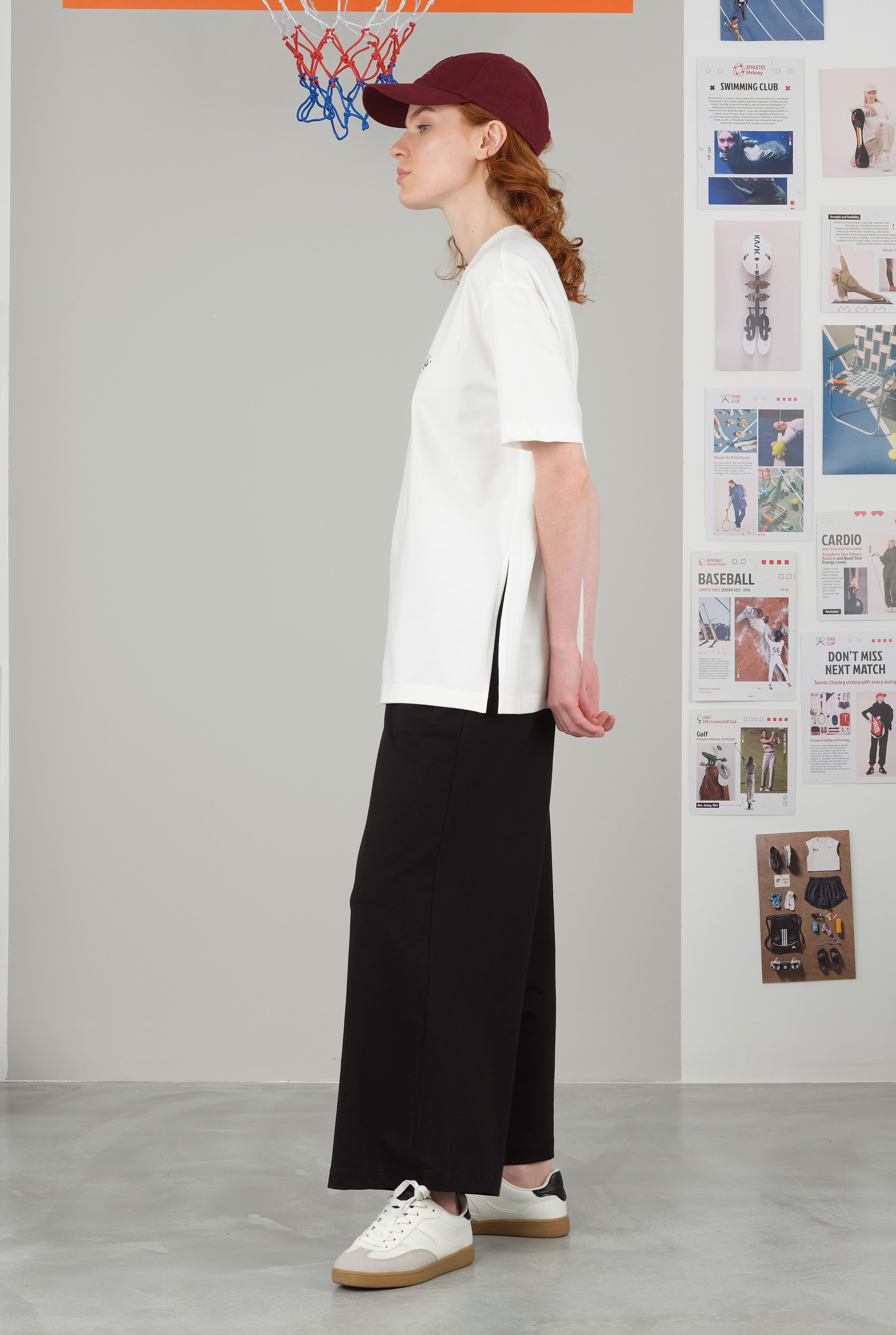 Focus On T-Shirt White Down-Pink - 4