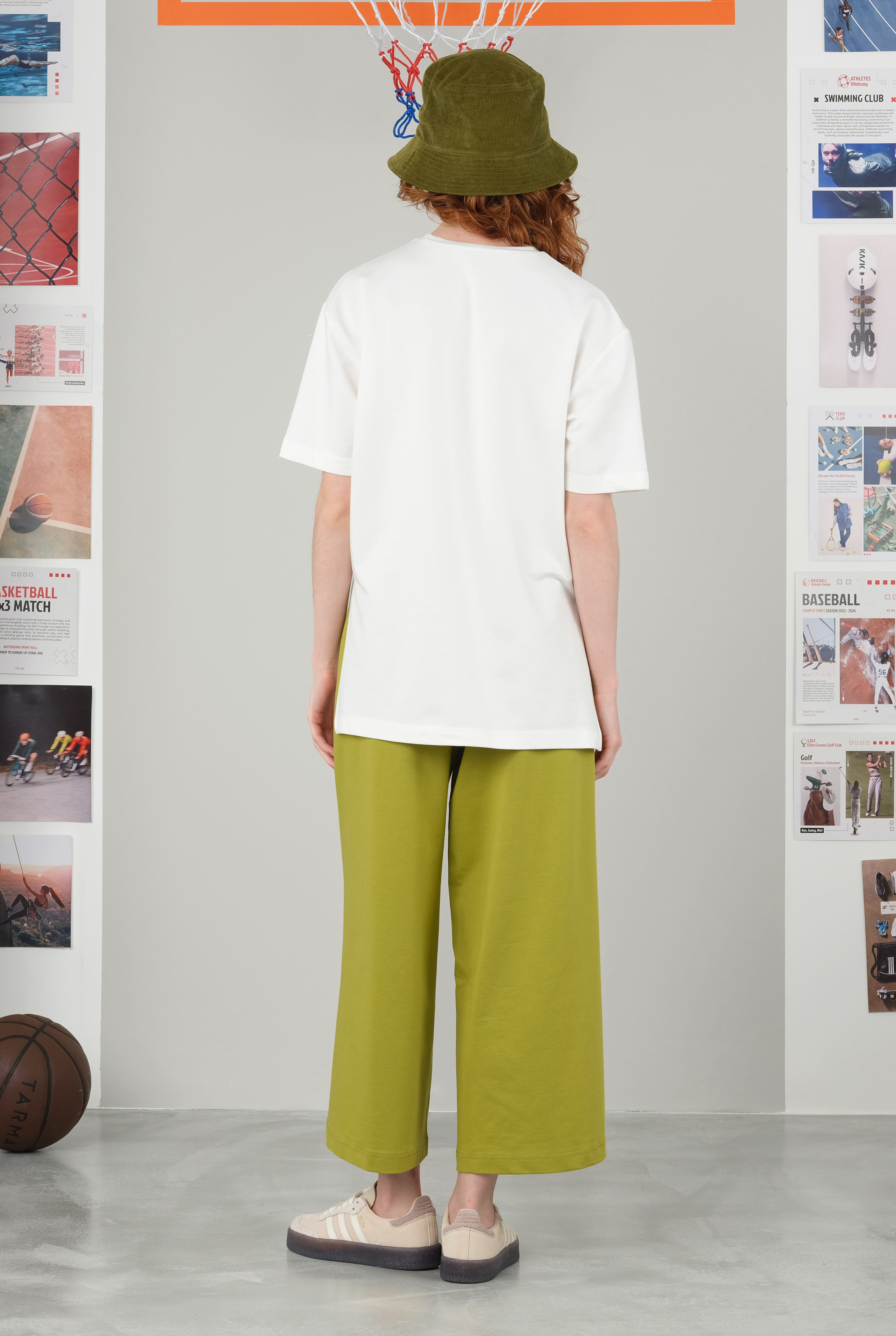 Coordinate T-Shirt White Down - 3