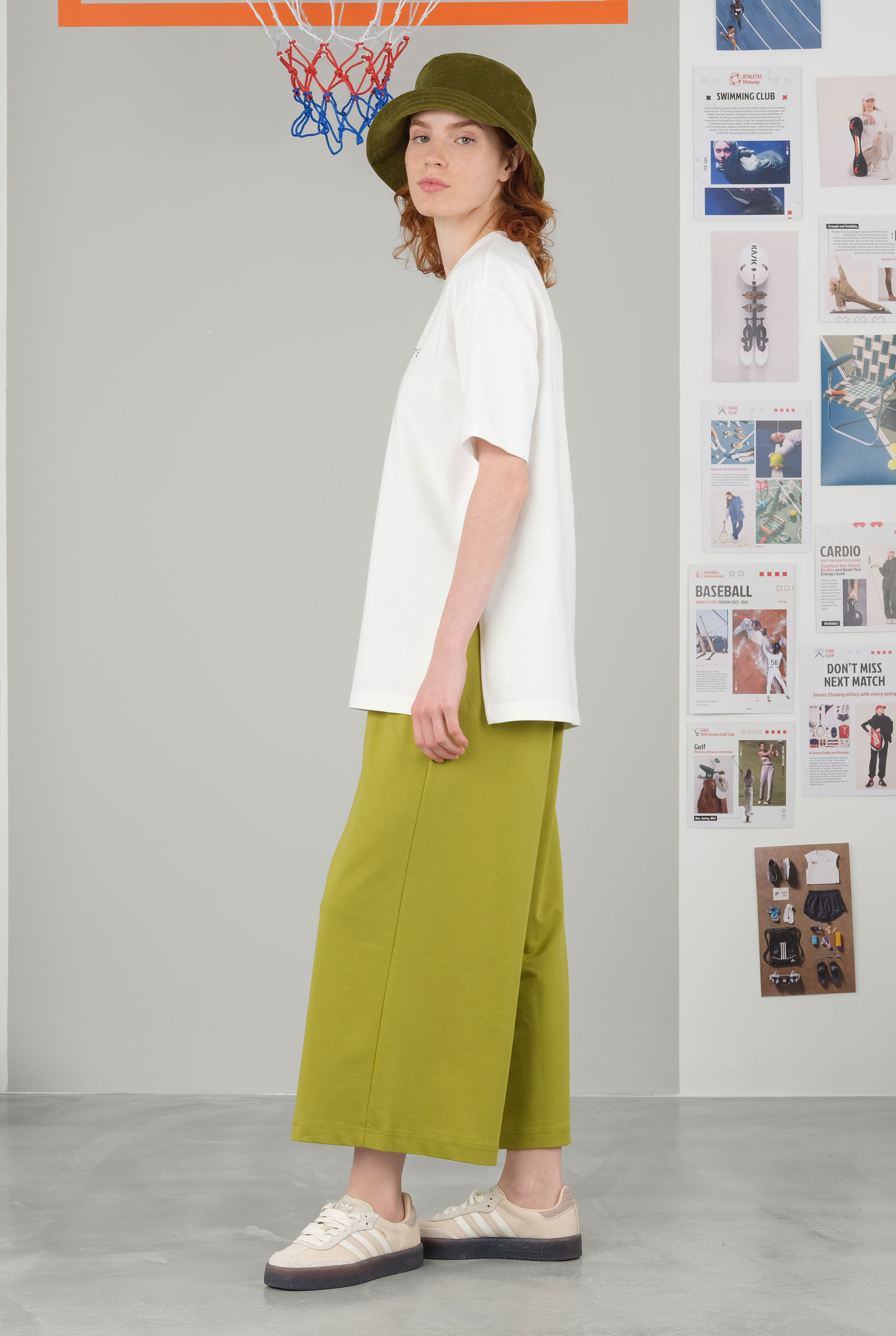 Coordinate T-Shirt White Down - 5