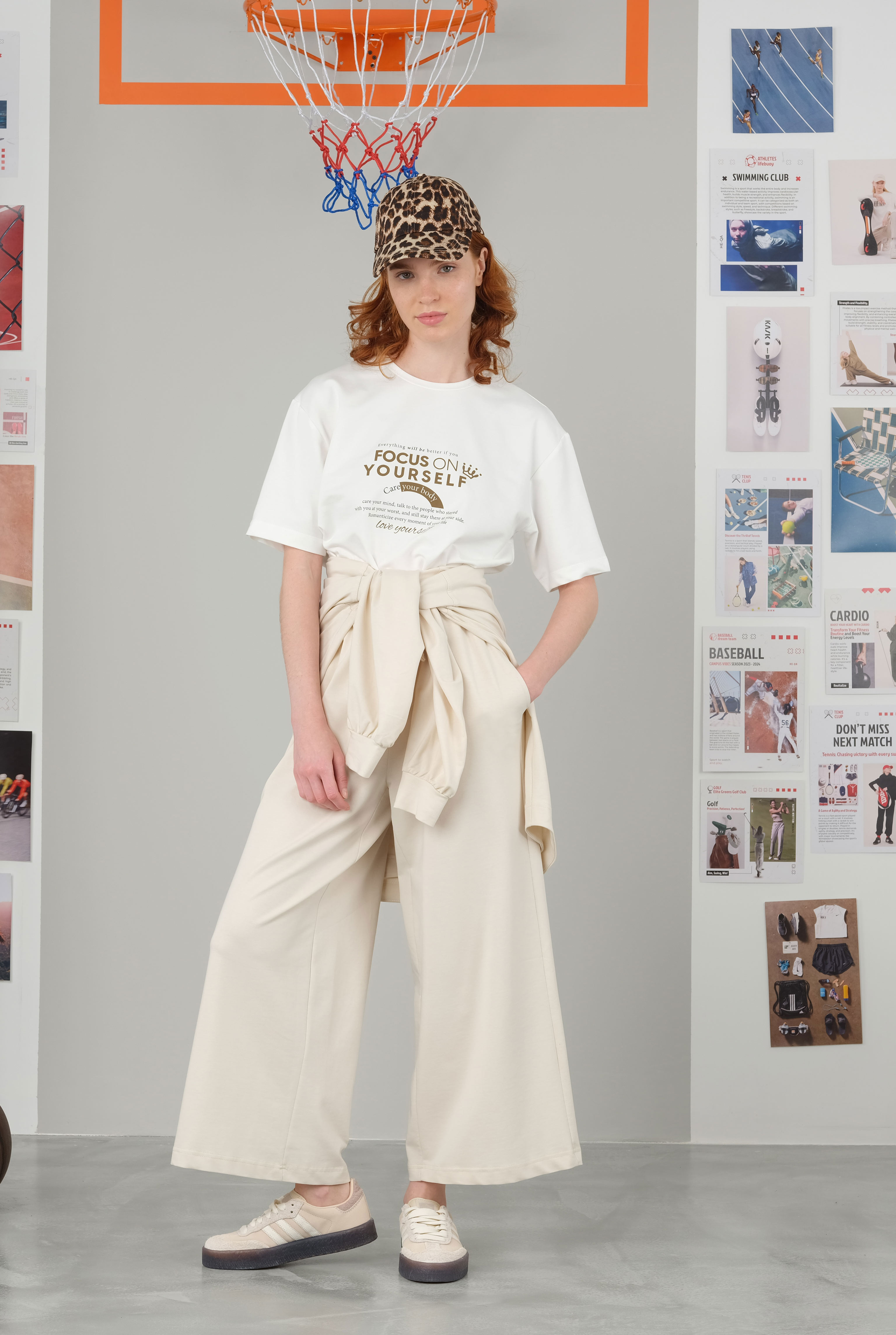 Focus On T-Shirt White Down-Cumin - 5
