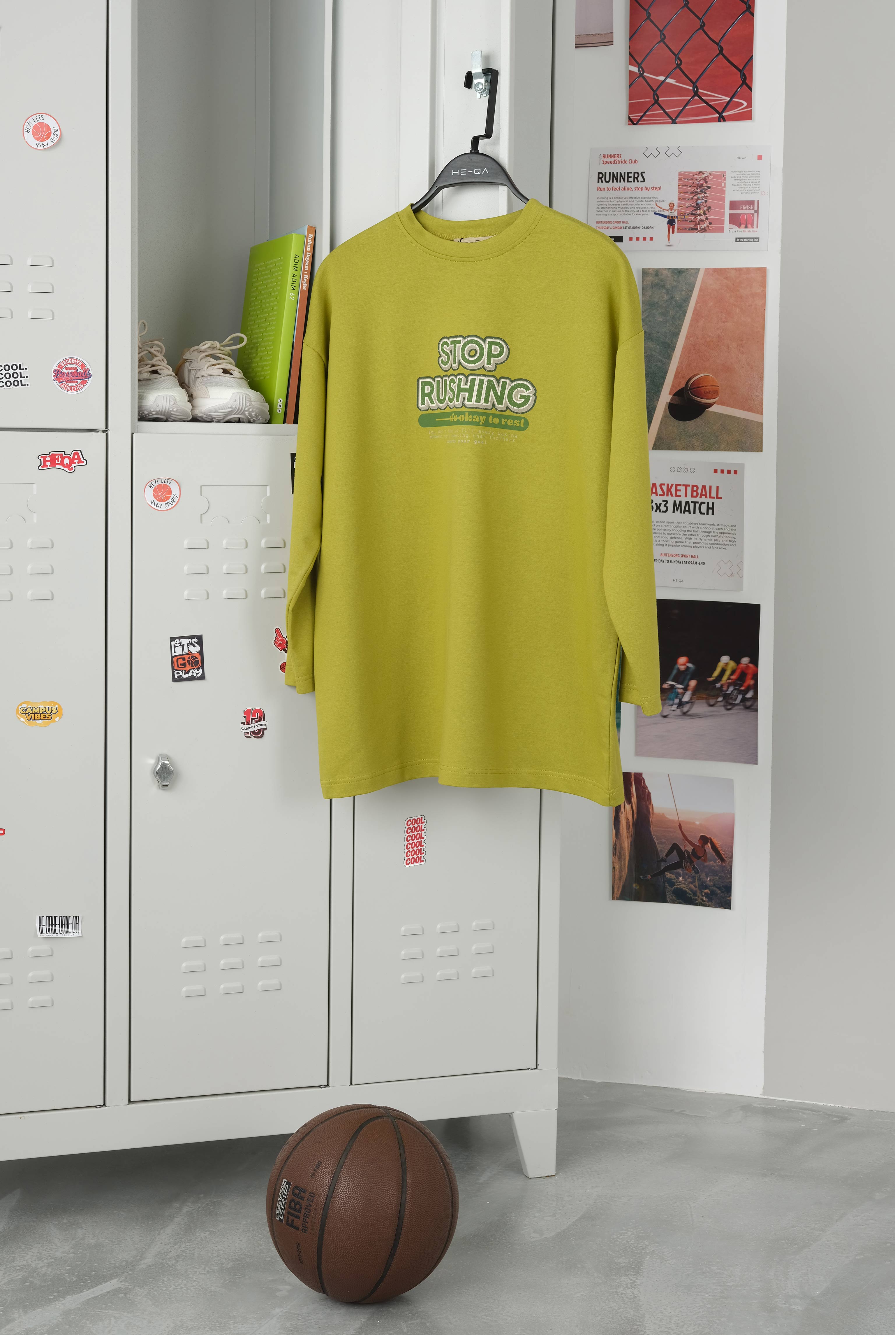 Crew Neck T-Shirt 70 CM Pistachio - HE-QA