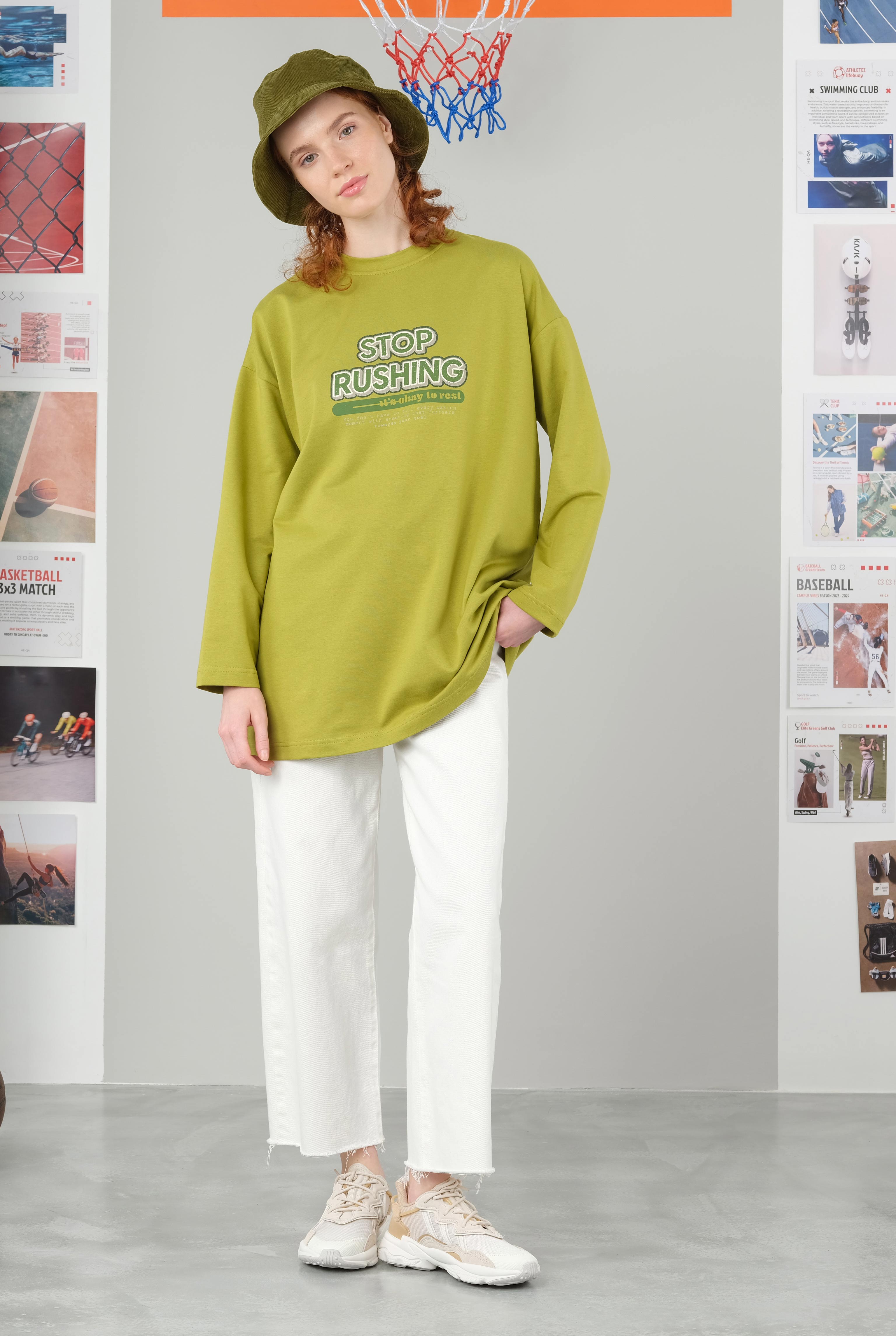Crew Neck T-Shirt 70 CM Pistachio - 5