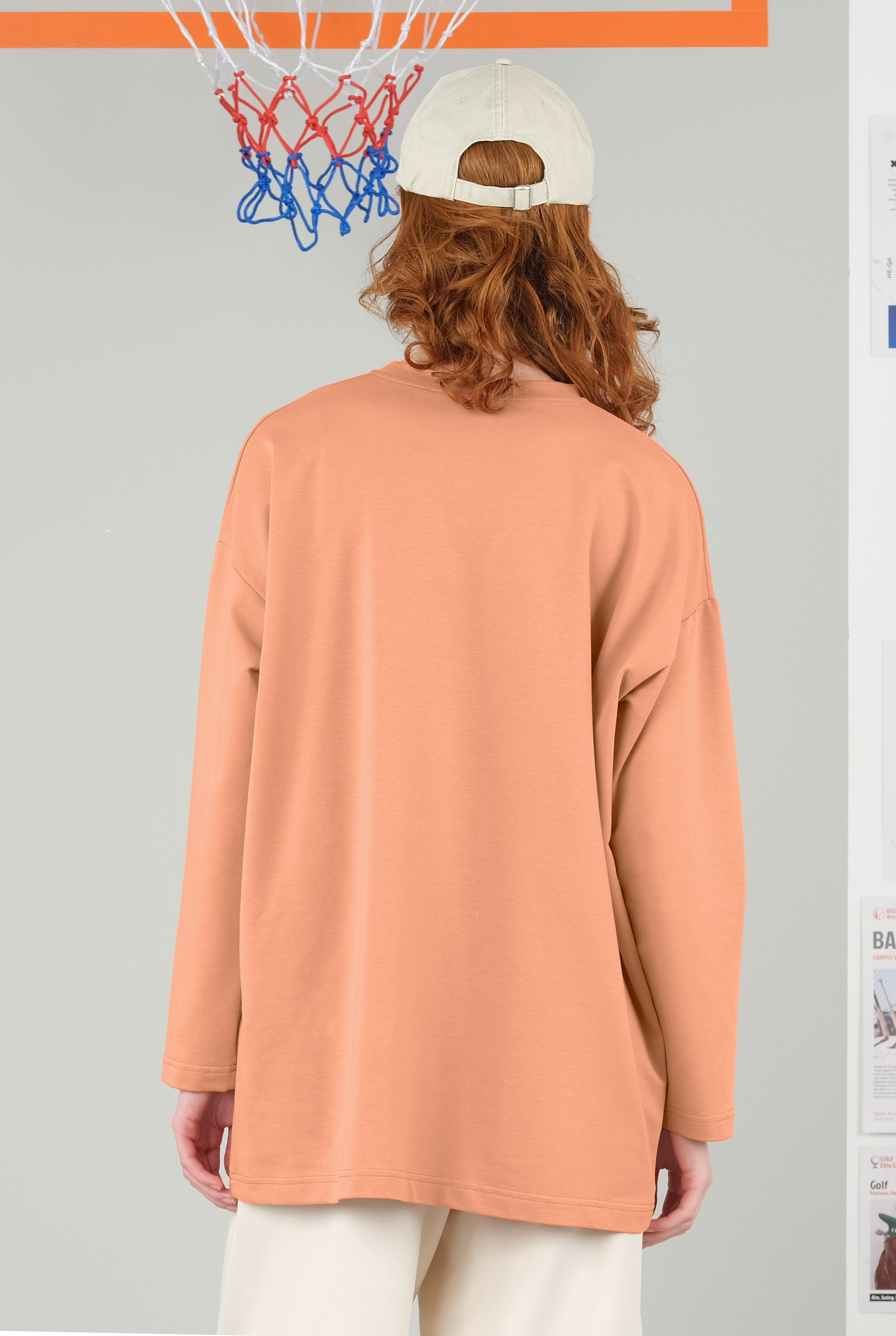 Crew Neck T-Shirt 70 CM Pastel Salmon - 3