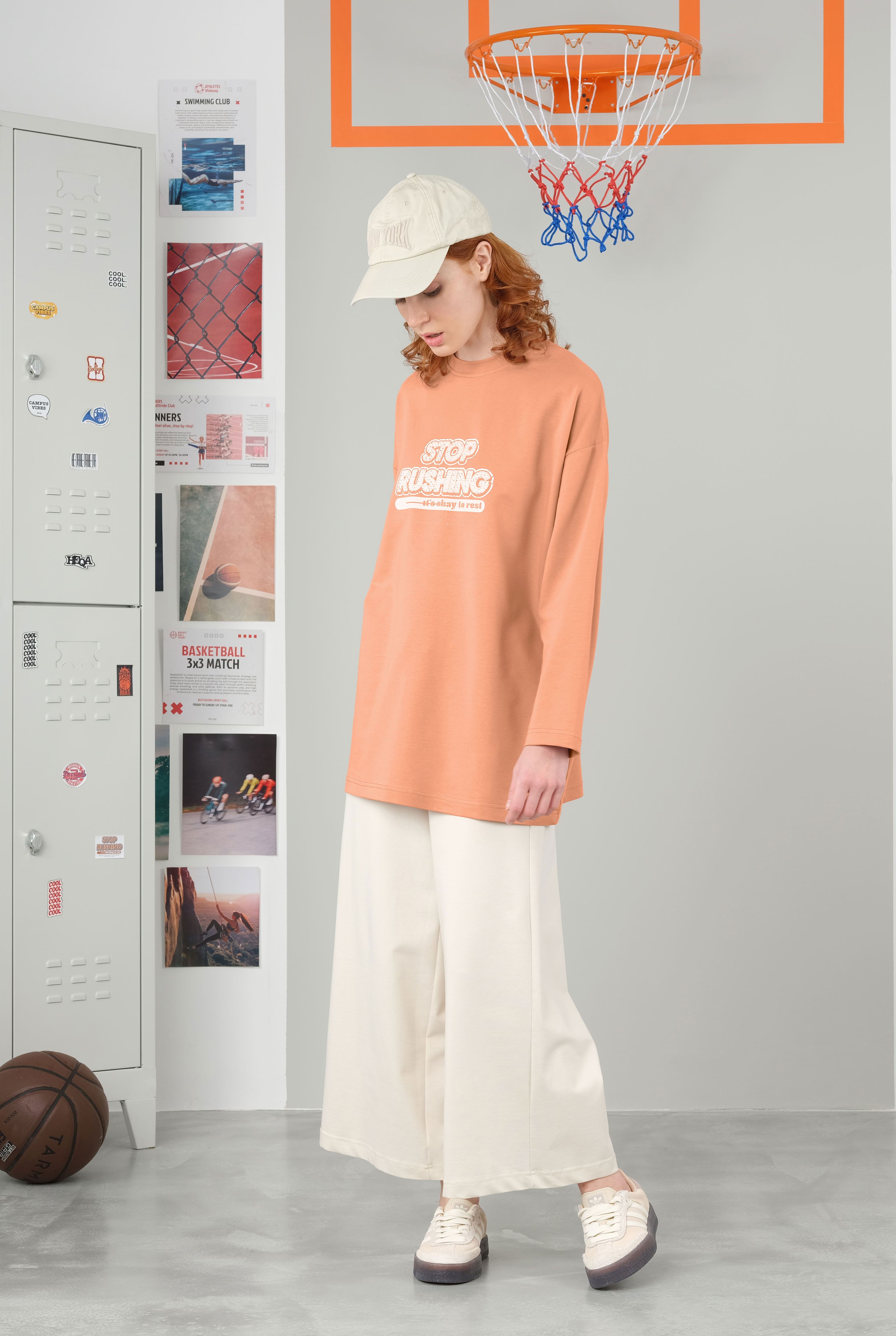 Crew Neck T-Shirt 70 CM Pastel Salmon - 4