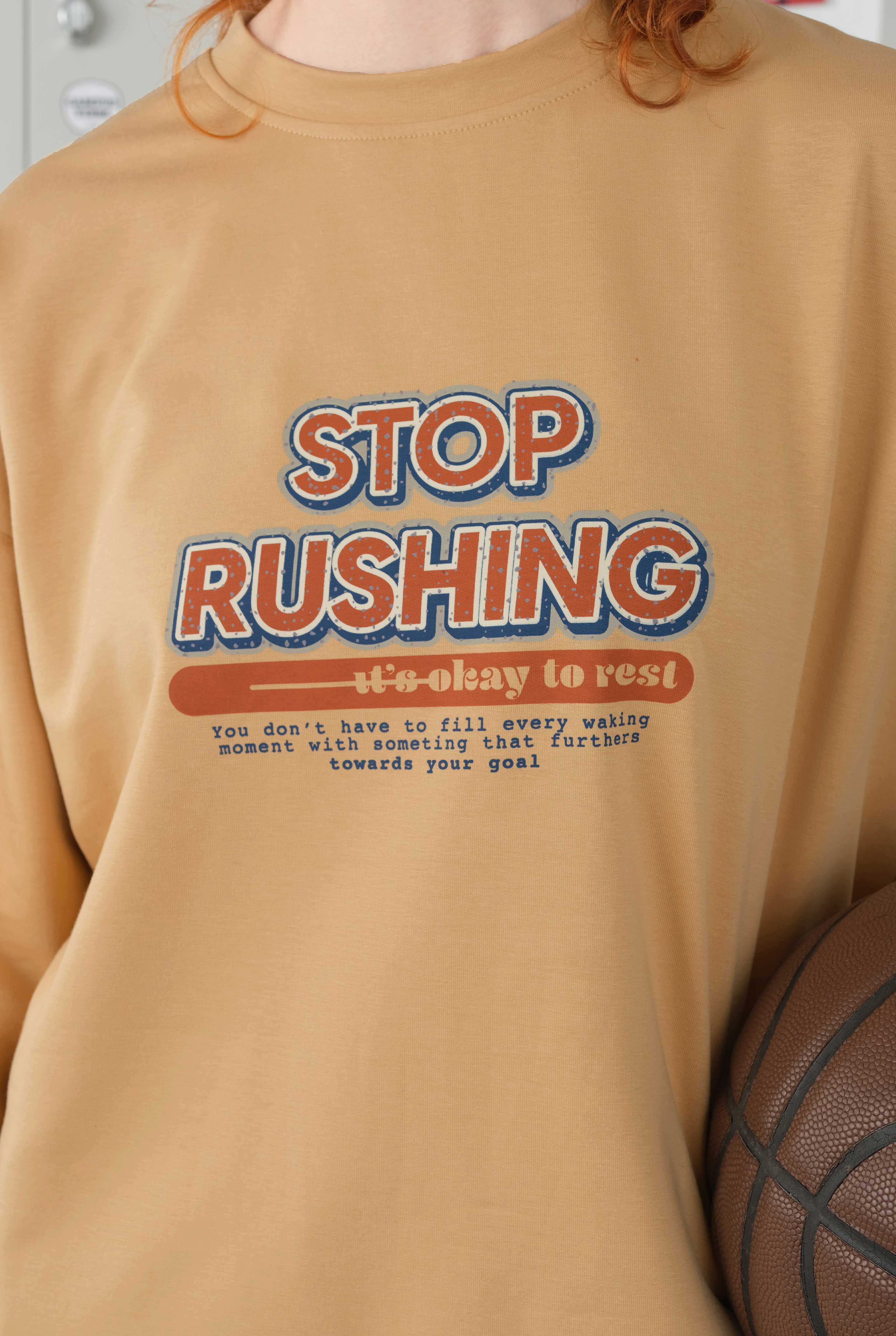 Crew Neck T-Shirt 70 CM Nude - 3