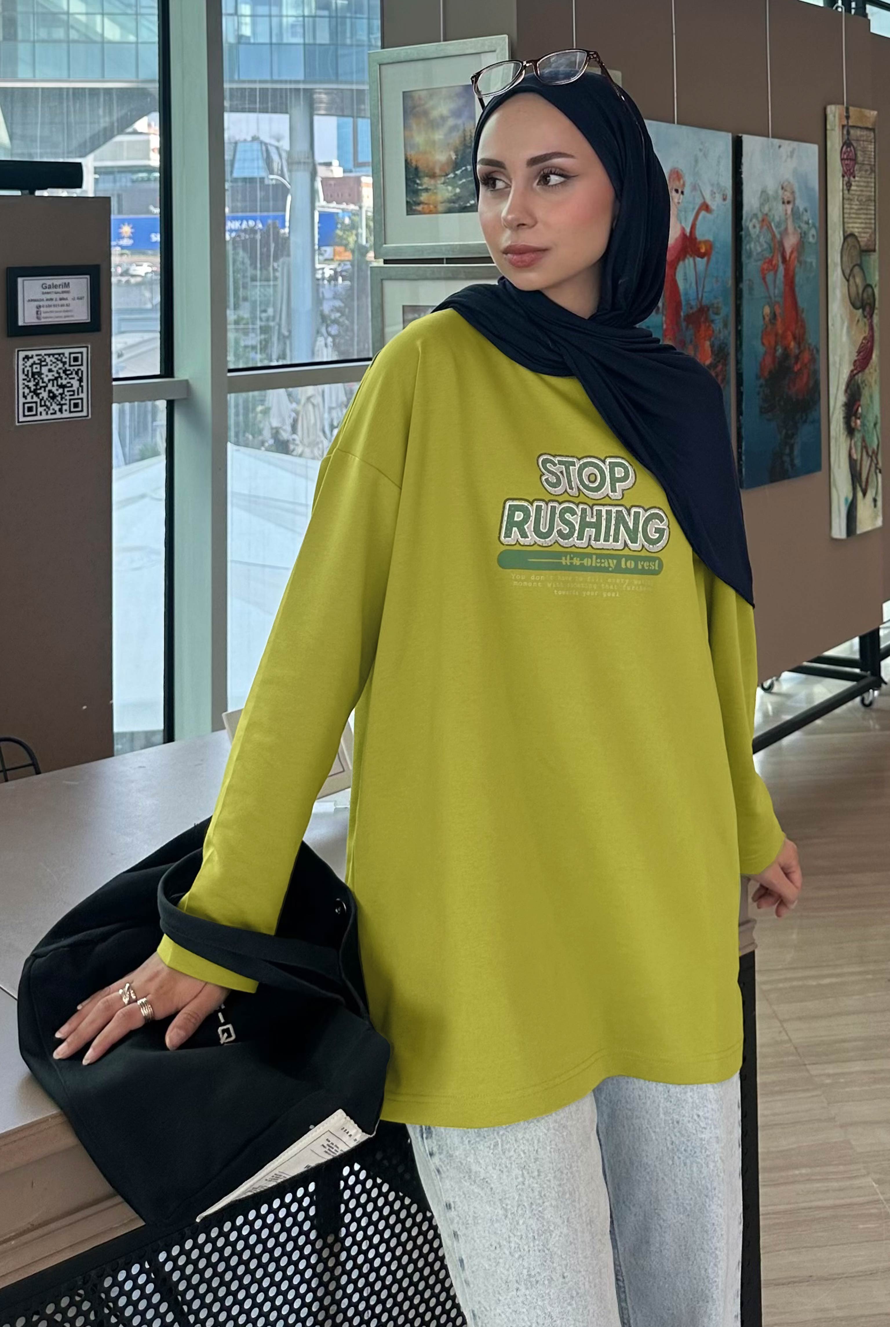 Crew Neck T-Shirt 70 CM Pistachio - 3