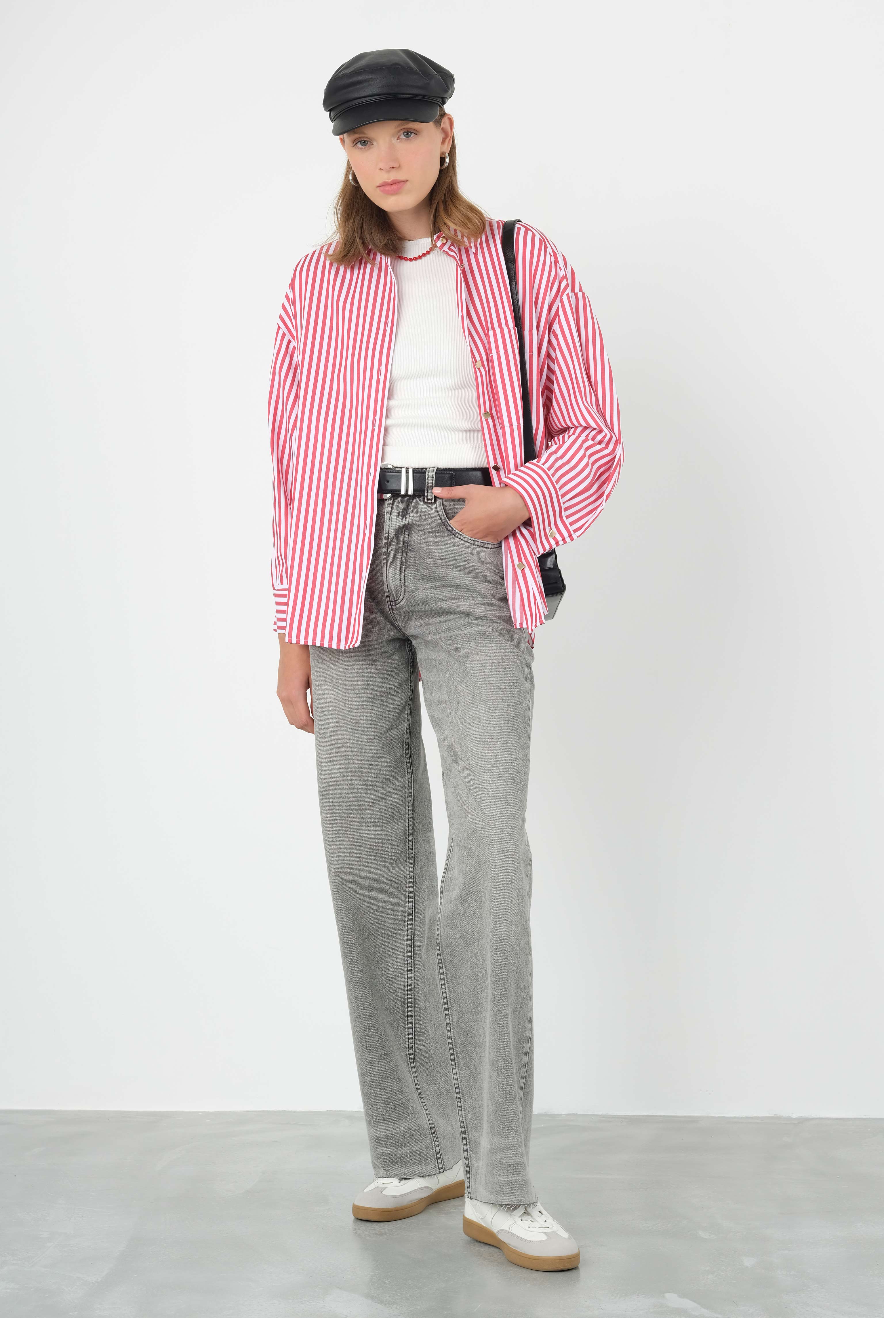 Wide Leg Jean Gray - 4
