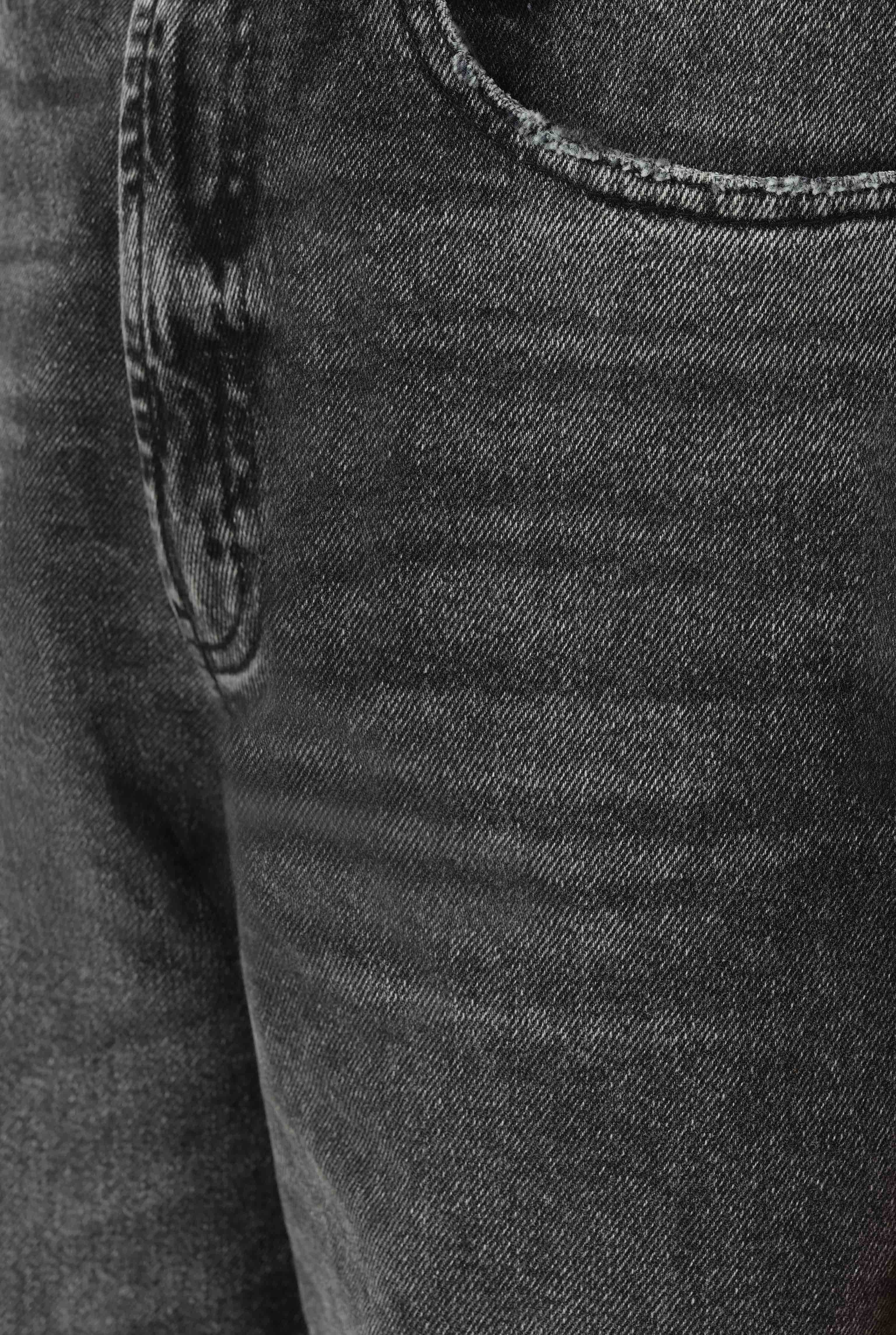 Wide Leg Jean Anthracite - 5