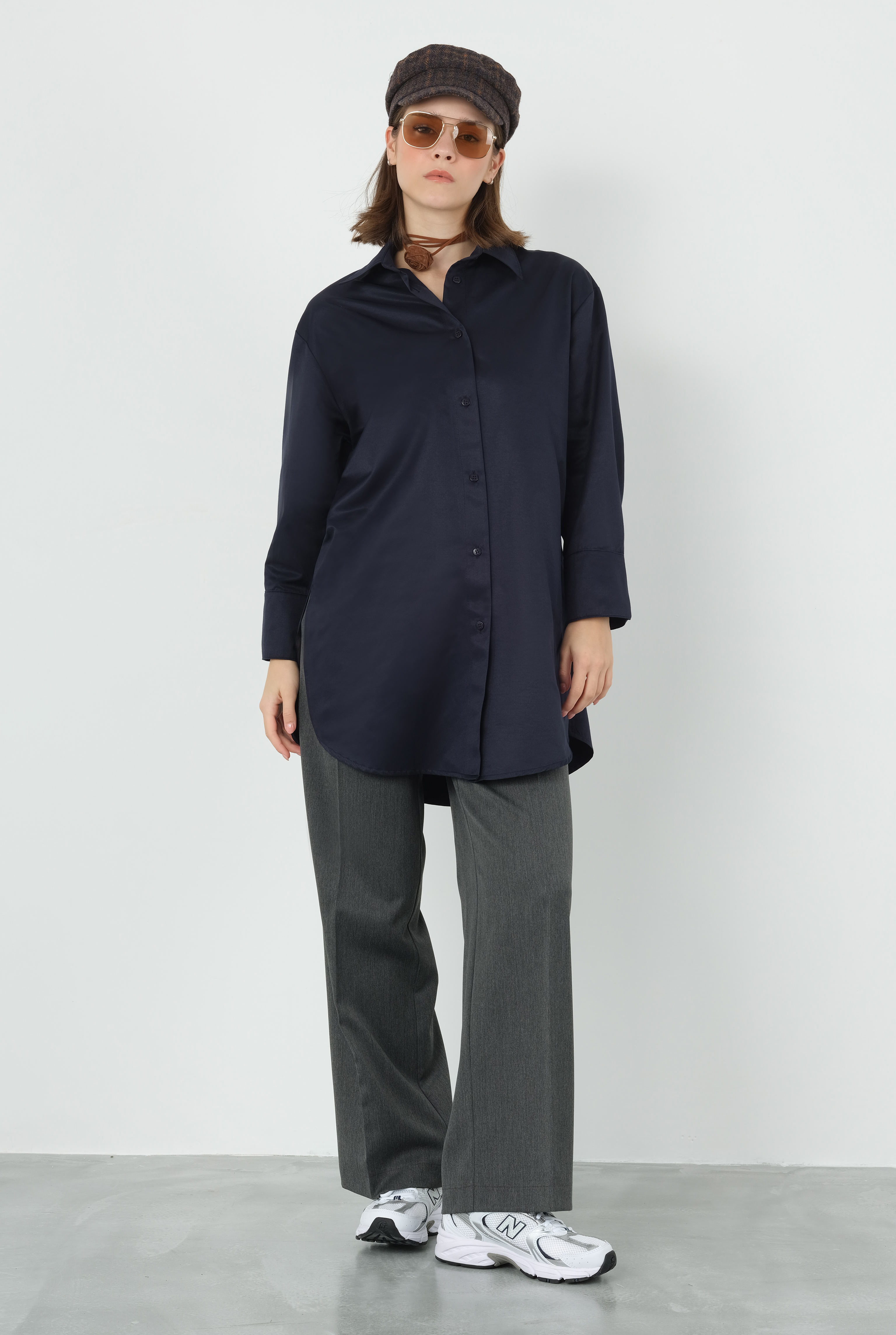 Poplin Gömlek 90 cm Ofis Lacivert - 8