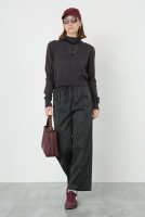 Stitch Detailed Trousers Anthracite 