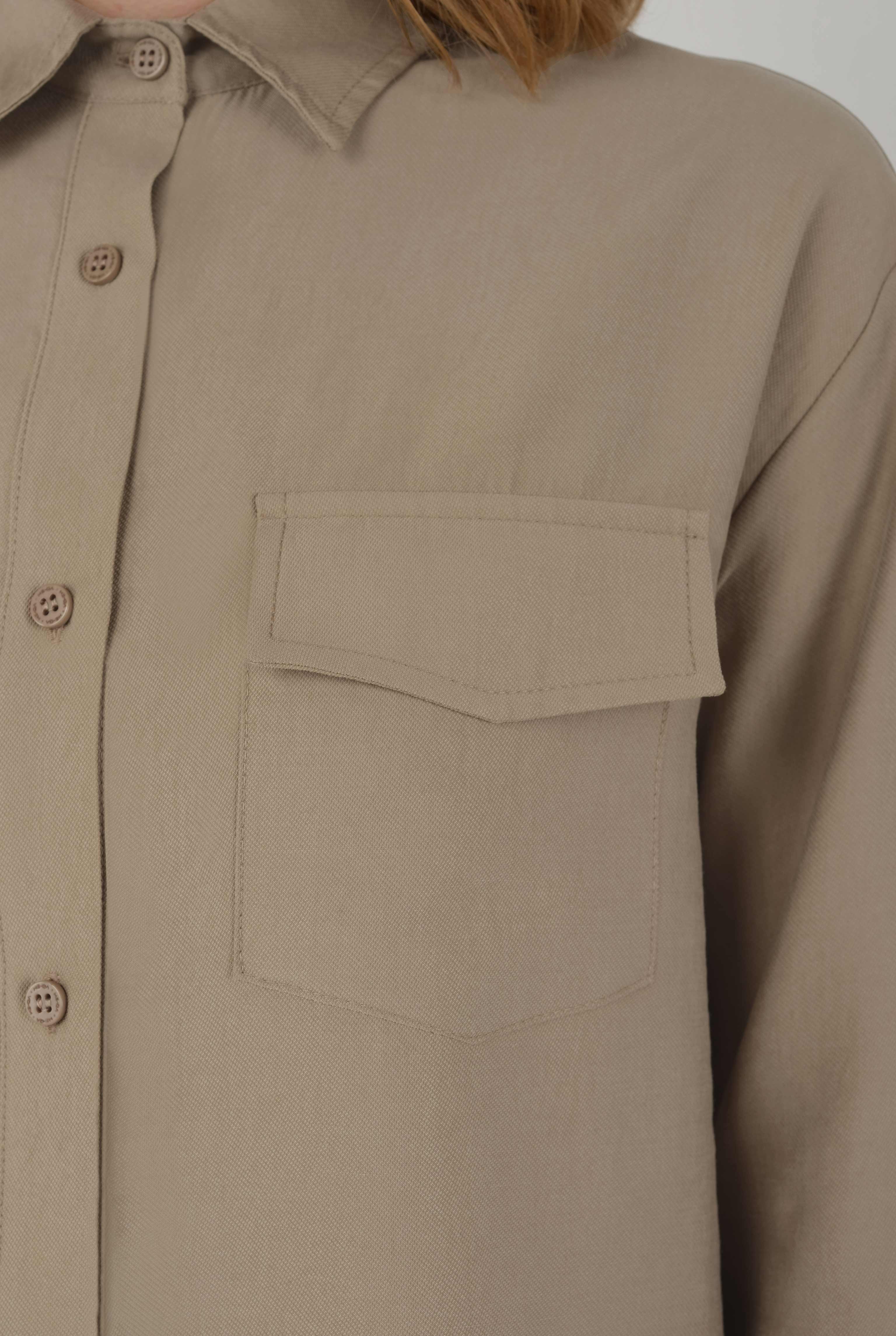 Partite Modal Shirt Mink - 5