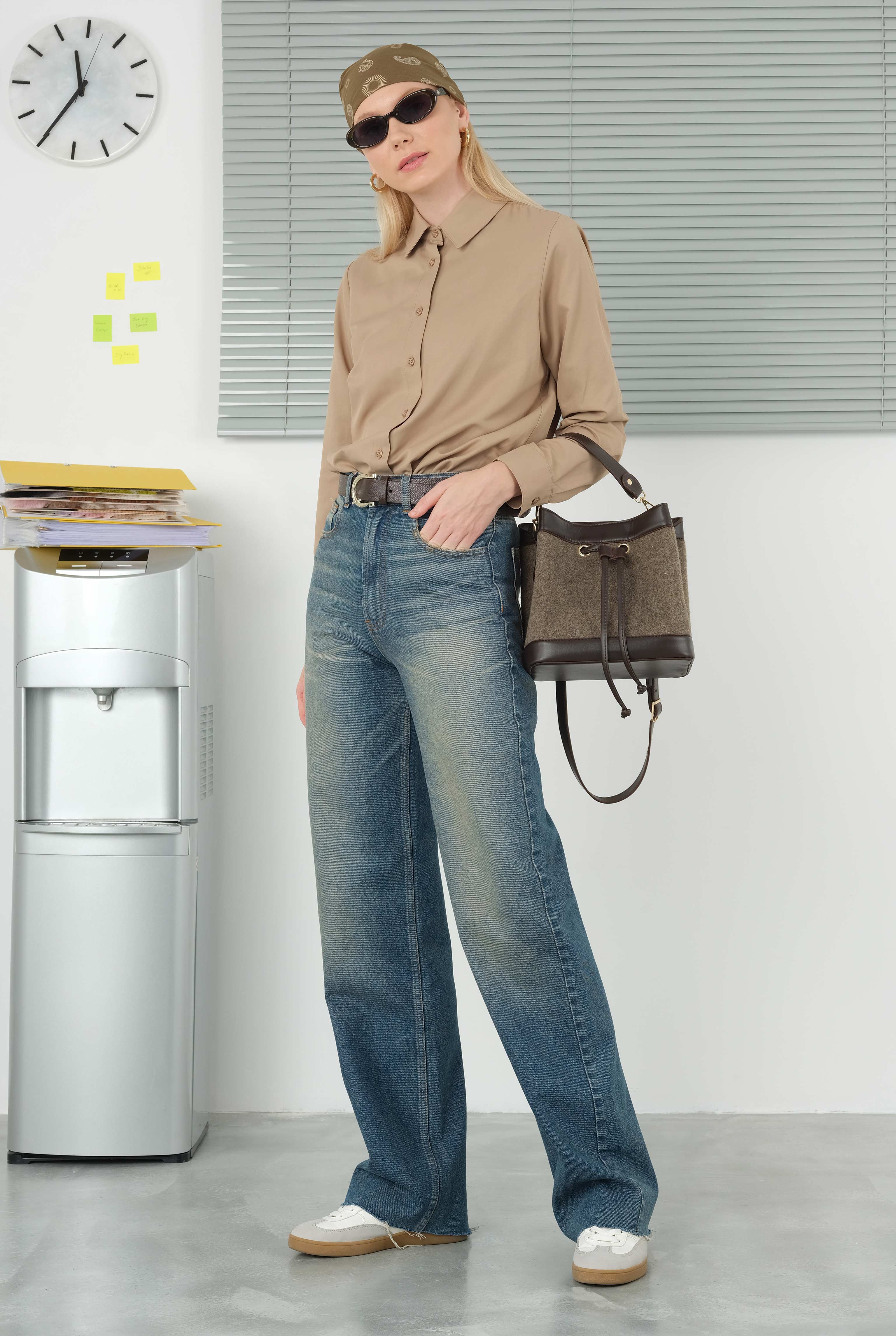 Wide Leg Jean Retro Blue - 9