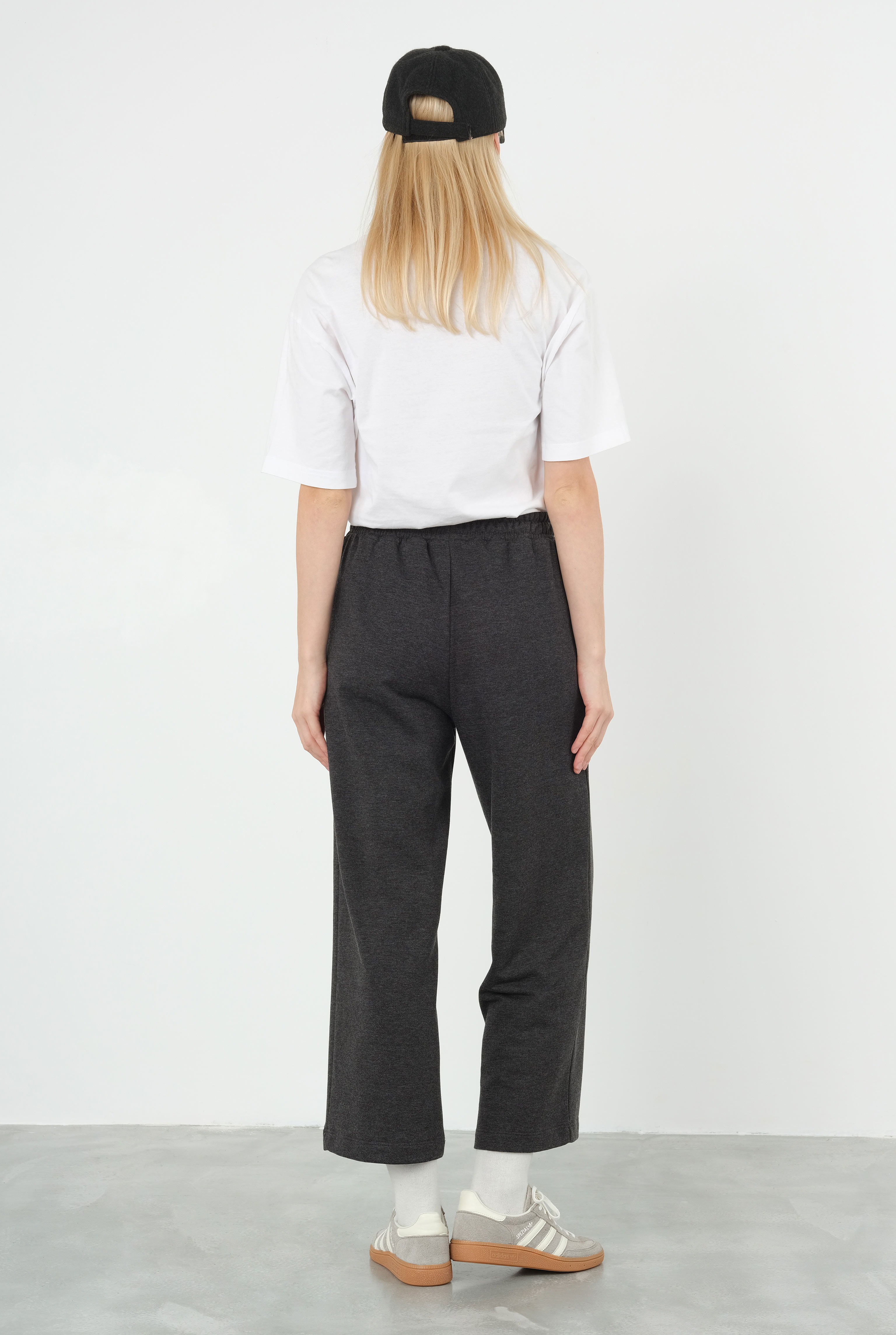 Pintuck Sweatpants Anthracite - 3