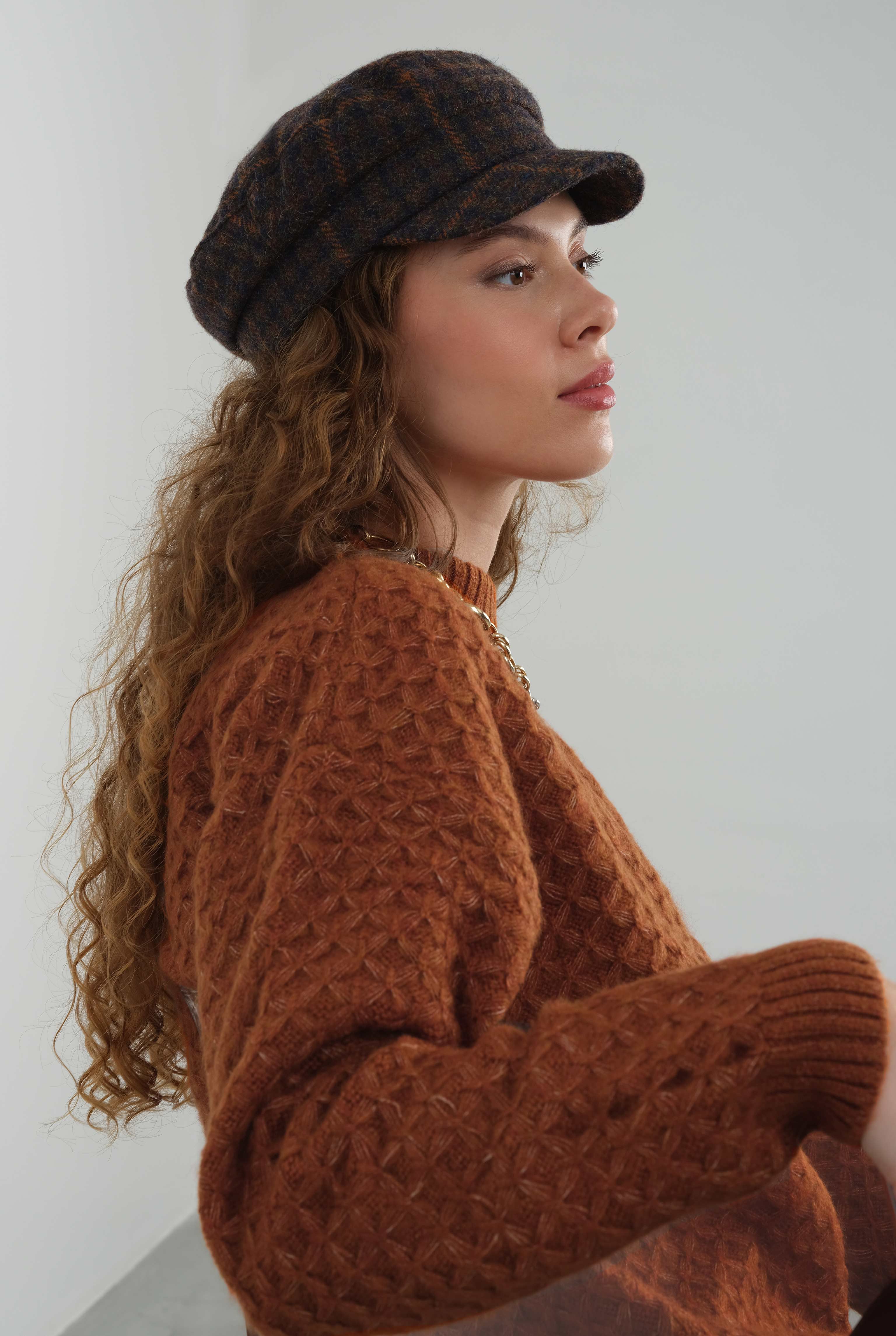 Spider Knit Sweater Brick Red - 3